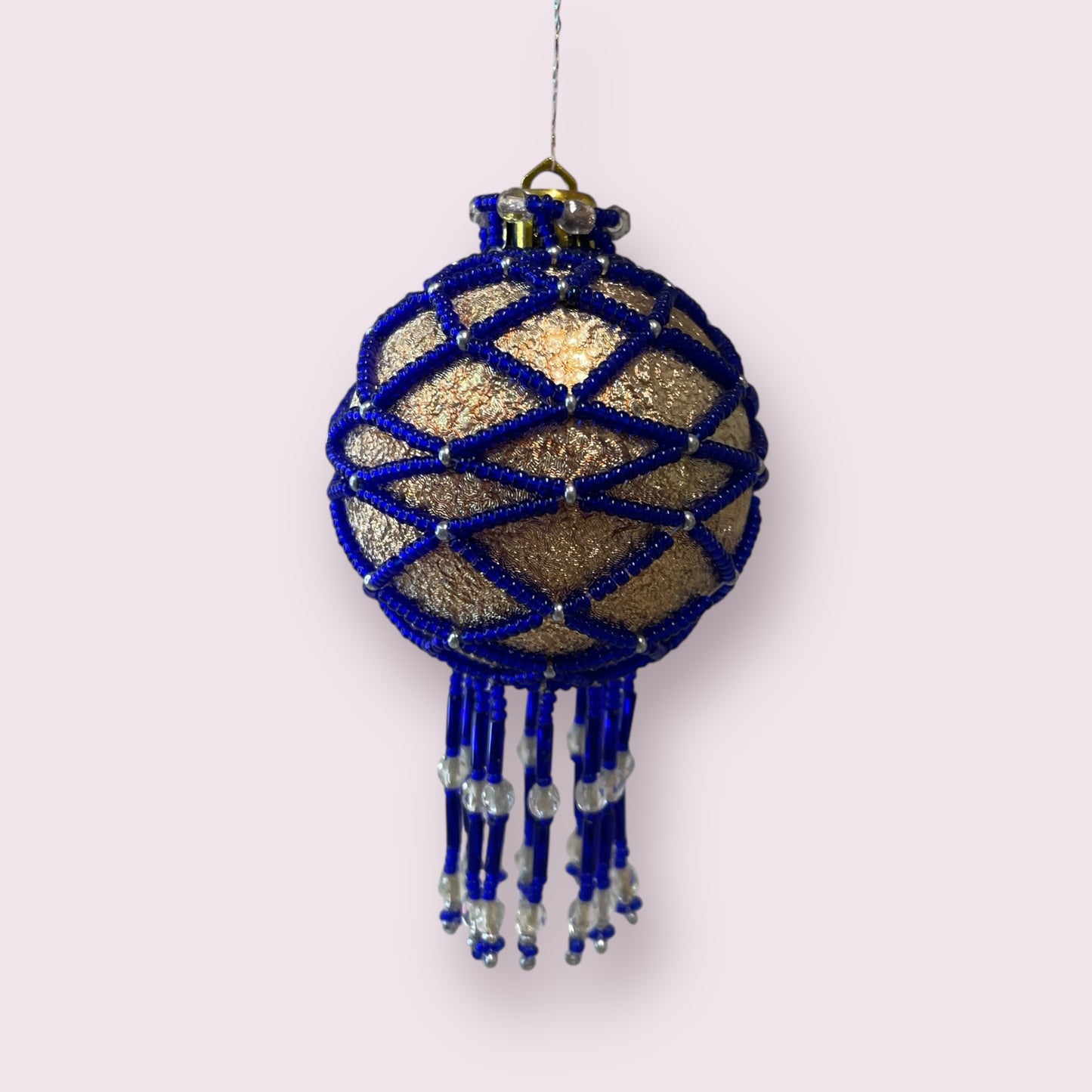 Beaded bauble (multiple colours) - June Pawley