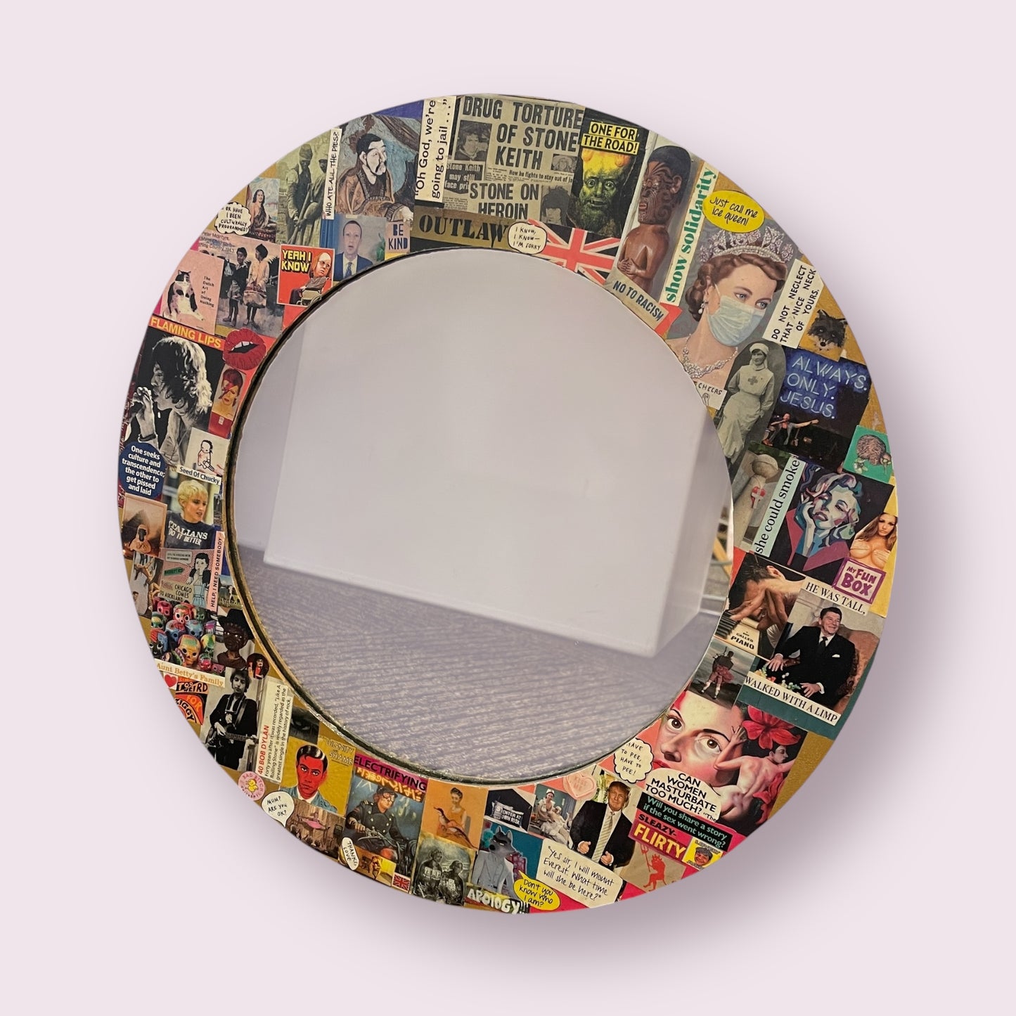 Decoupage mirror - Helen Perrin