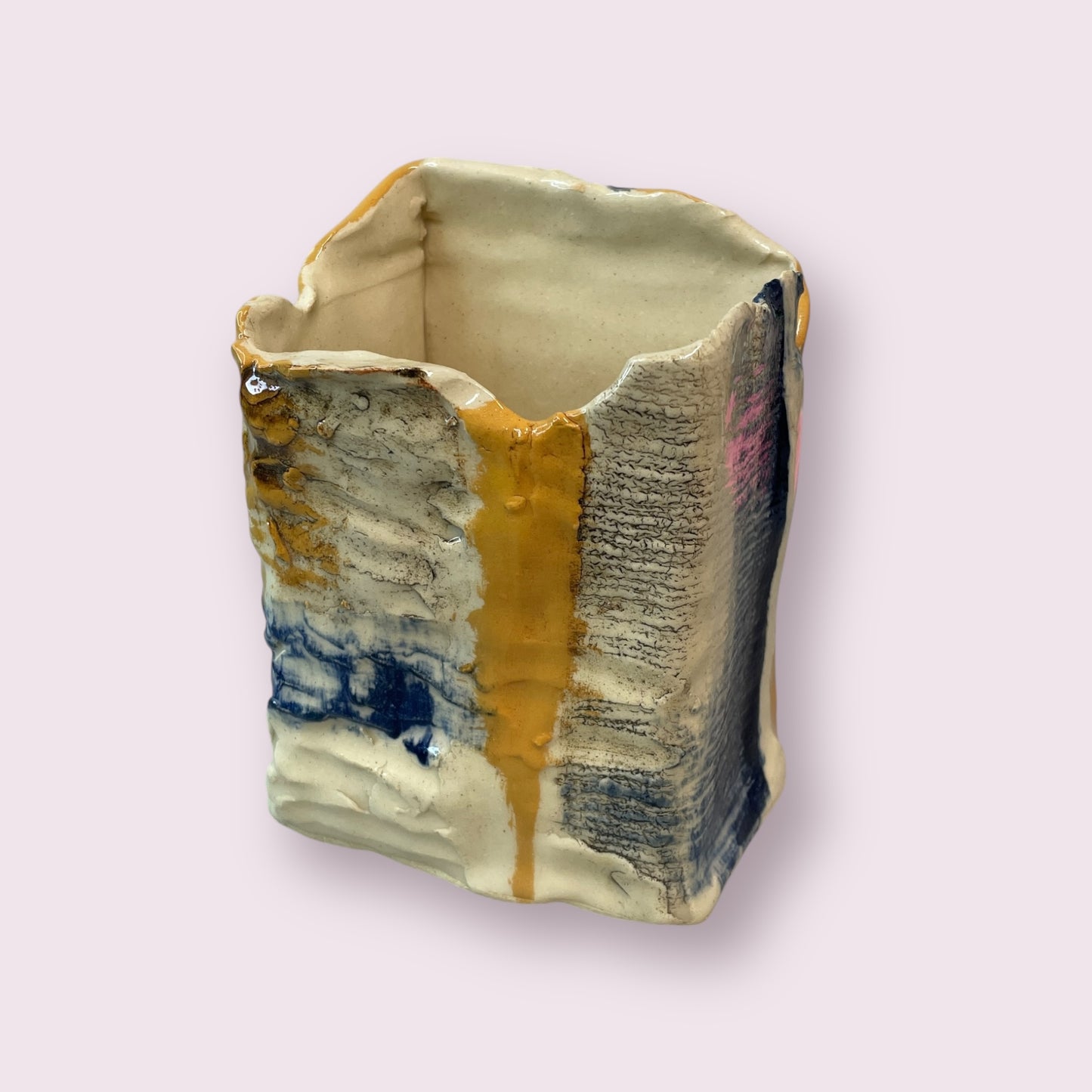 Square vessel #1 - Dimphy de Vaan