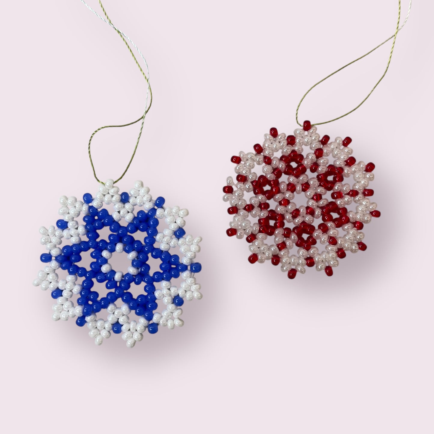 Beaded ornaments (multiple styles) - June Pawley