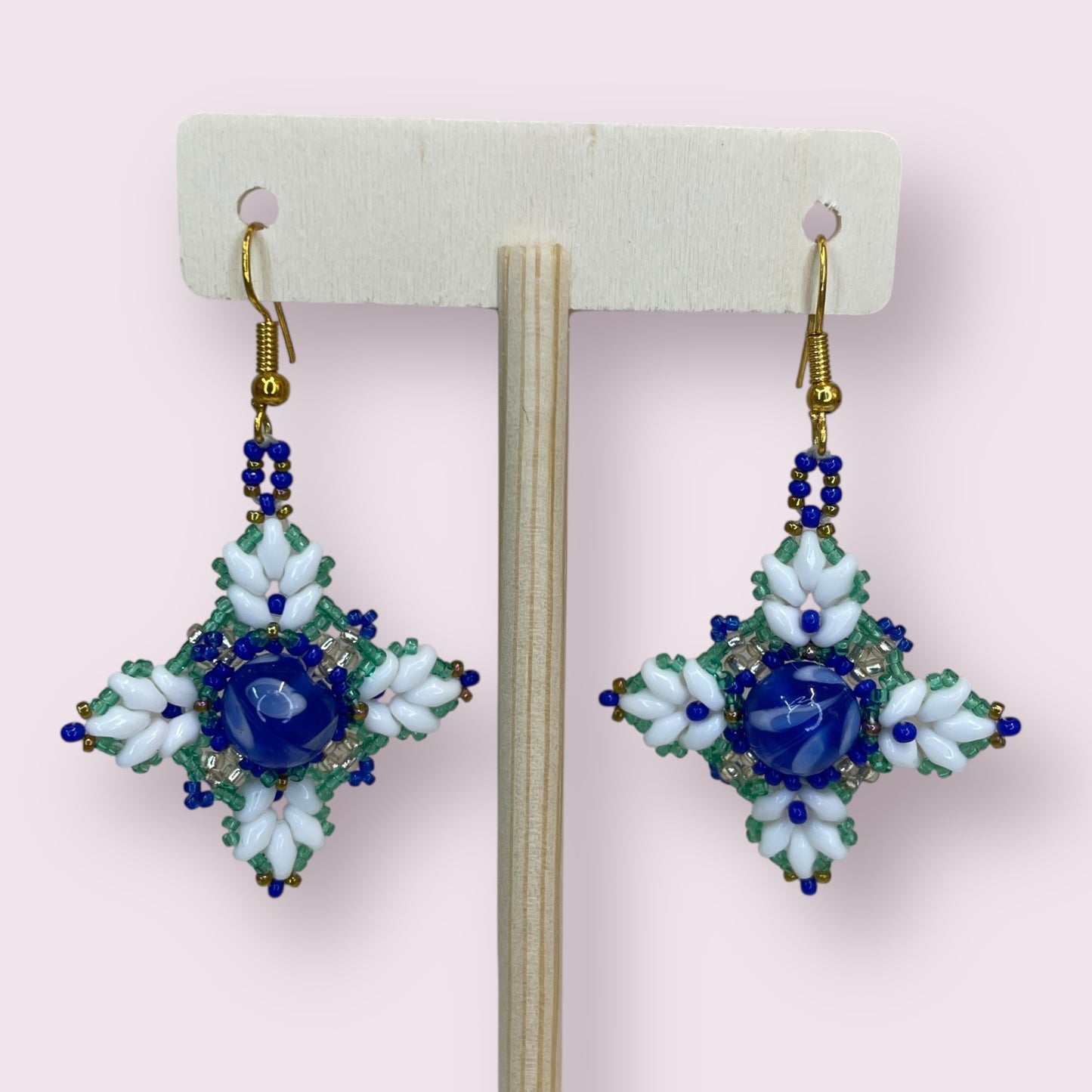 Beaded earrings - June Pawley
