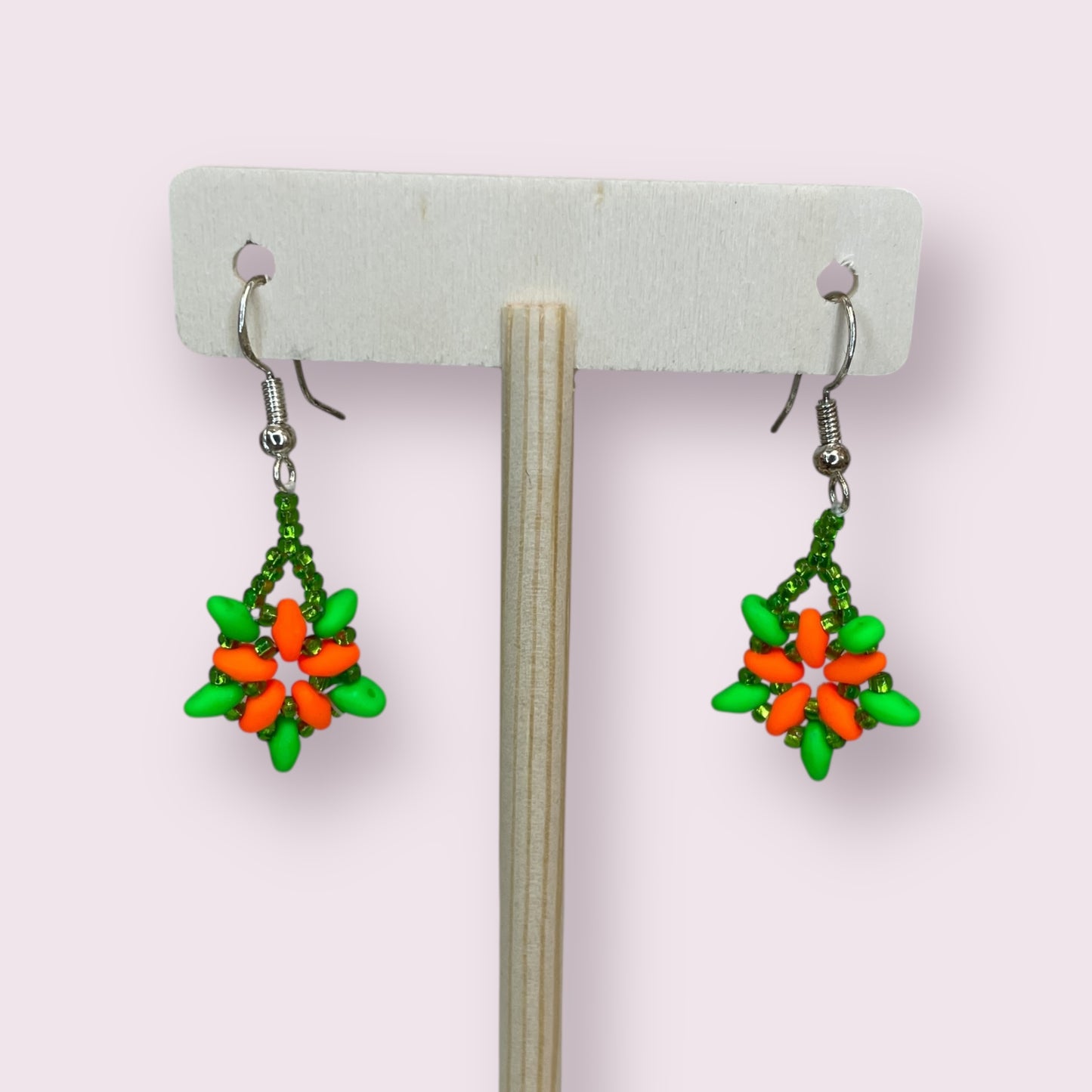 Beaded earrings - June Pawley