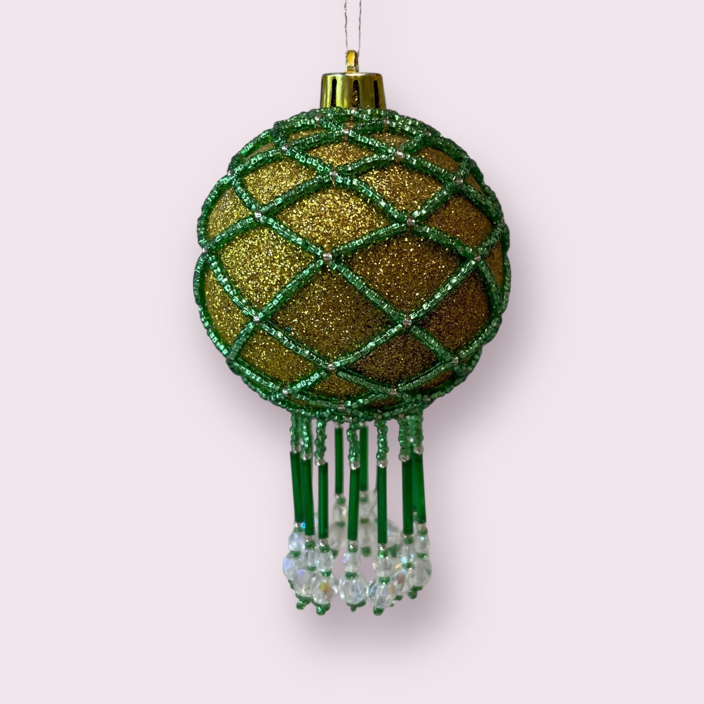 Beaded bauble (multiple colours) - June Pawley