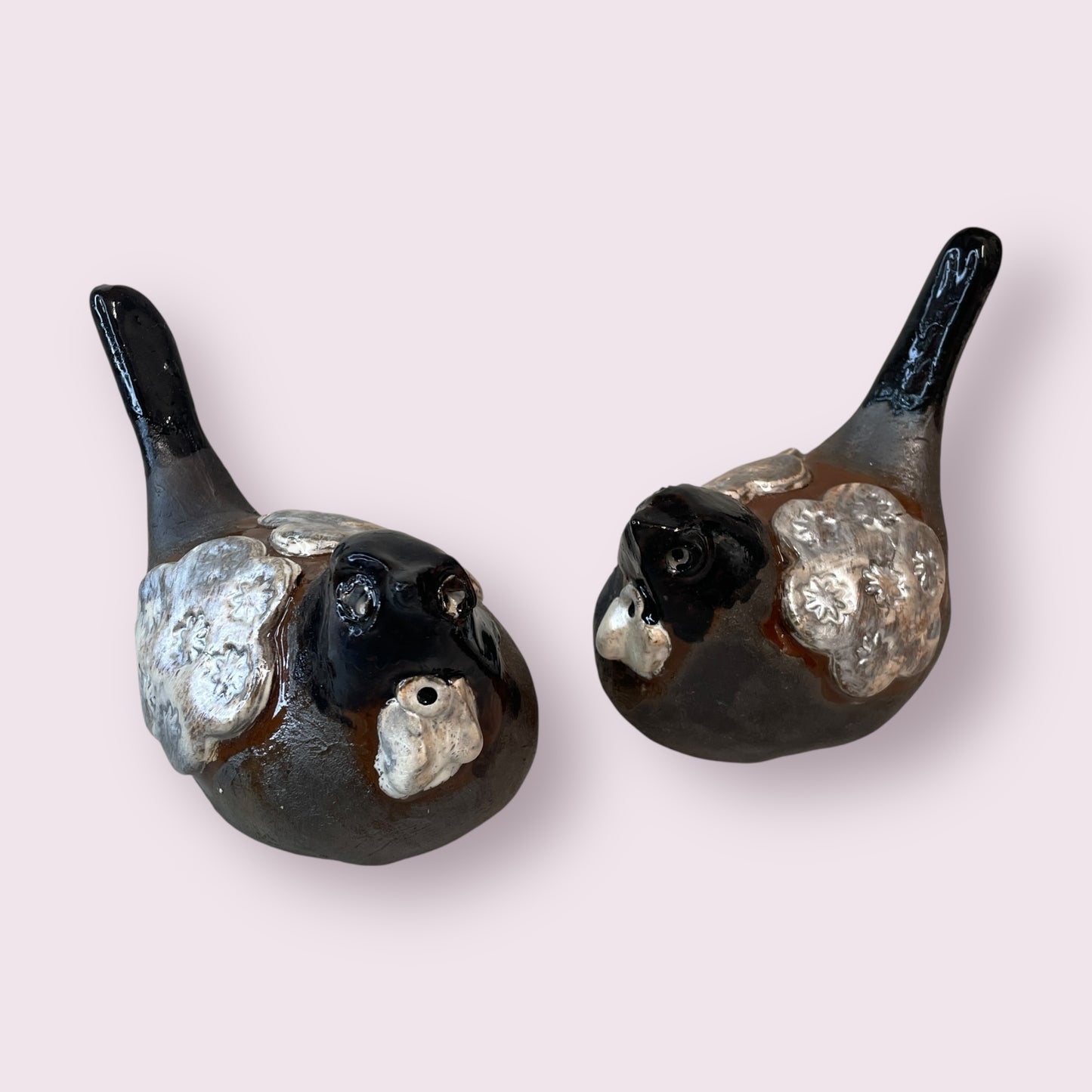 Pair of birds - LJH Pottery