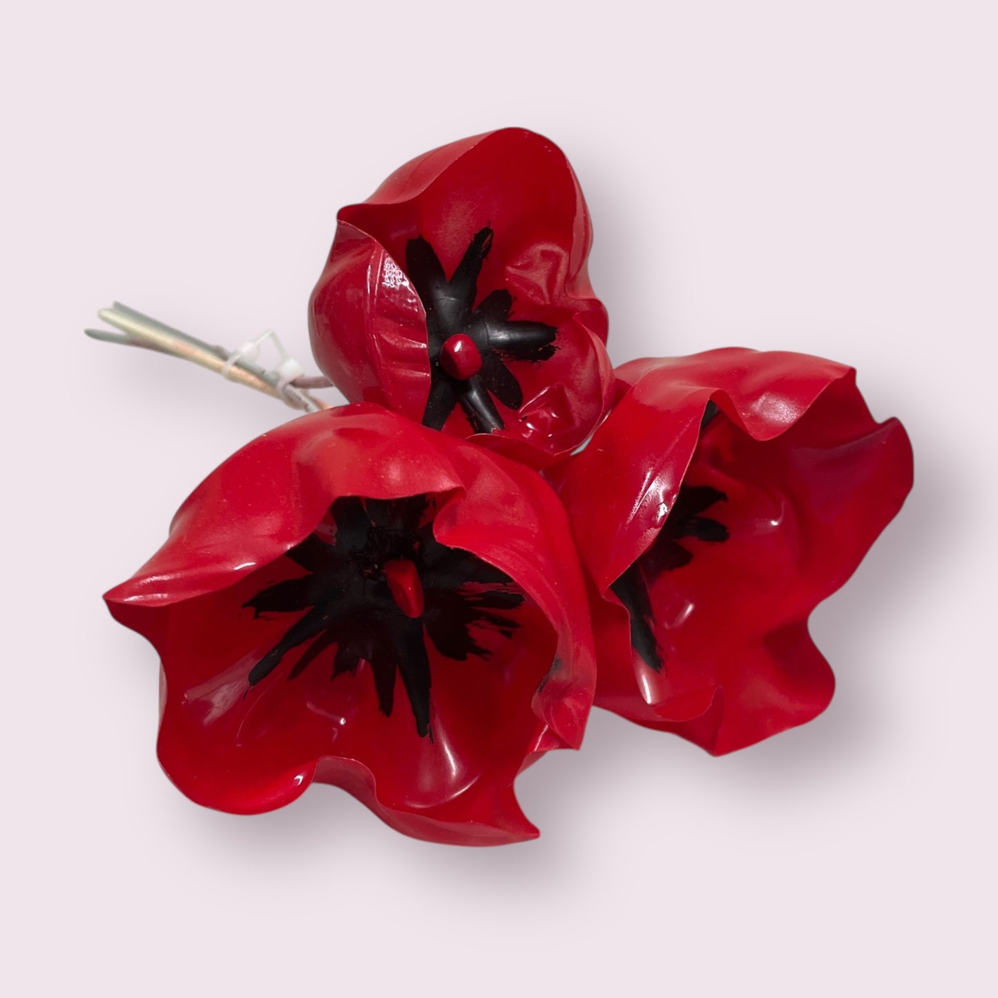 Upcycled tulips (bunch of 3) - Donna Hitchcock