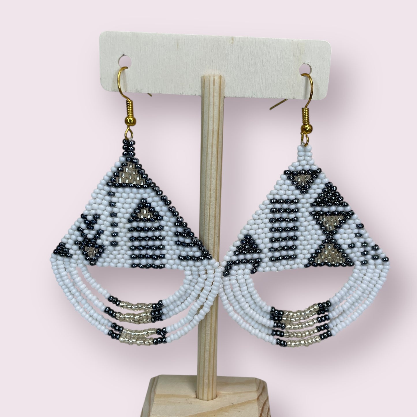 Beaded earrings - June Pawley