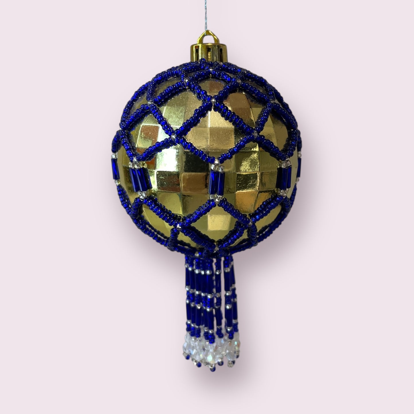 Beaded bauble (multiple colours) - June Pawley