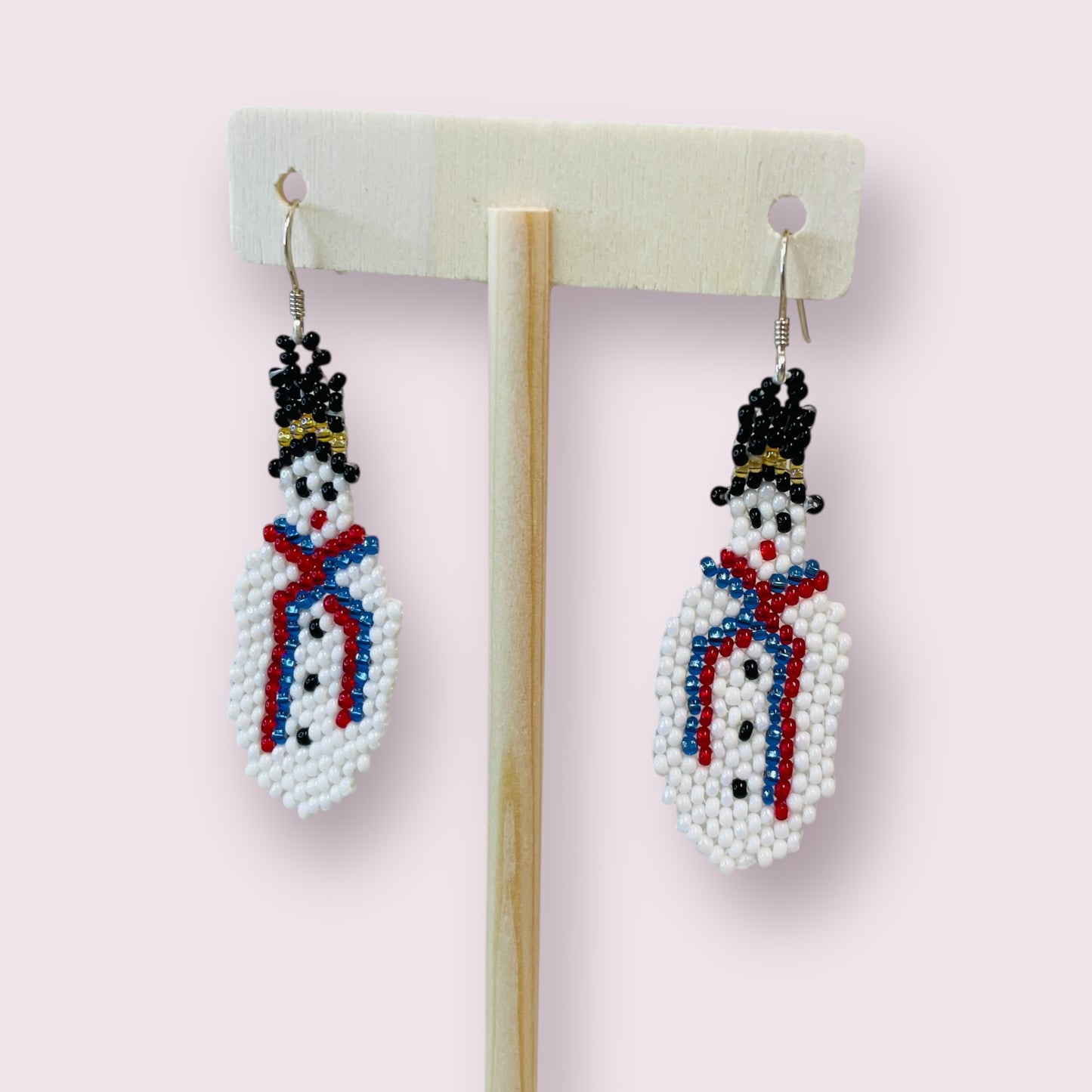 Novelty beaded earrings - June Pawley