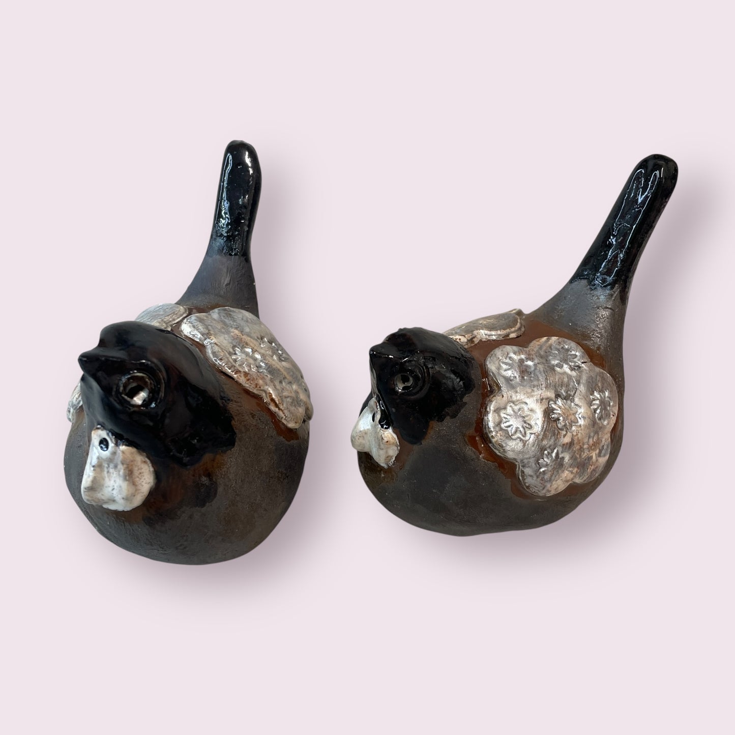 Pair of birds - LJH Pottery