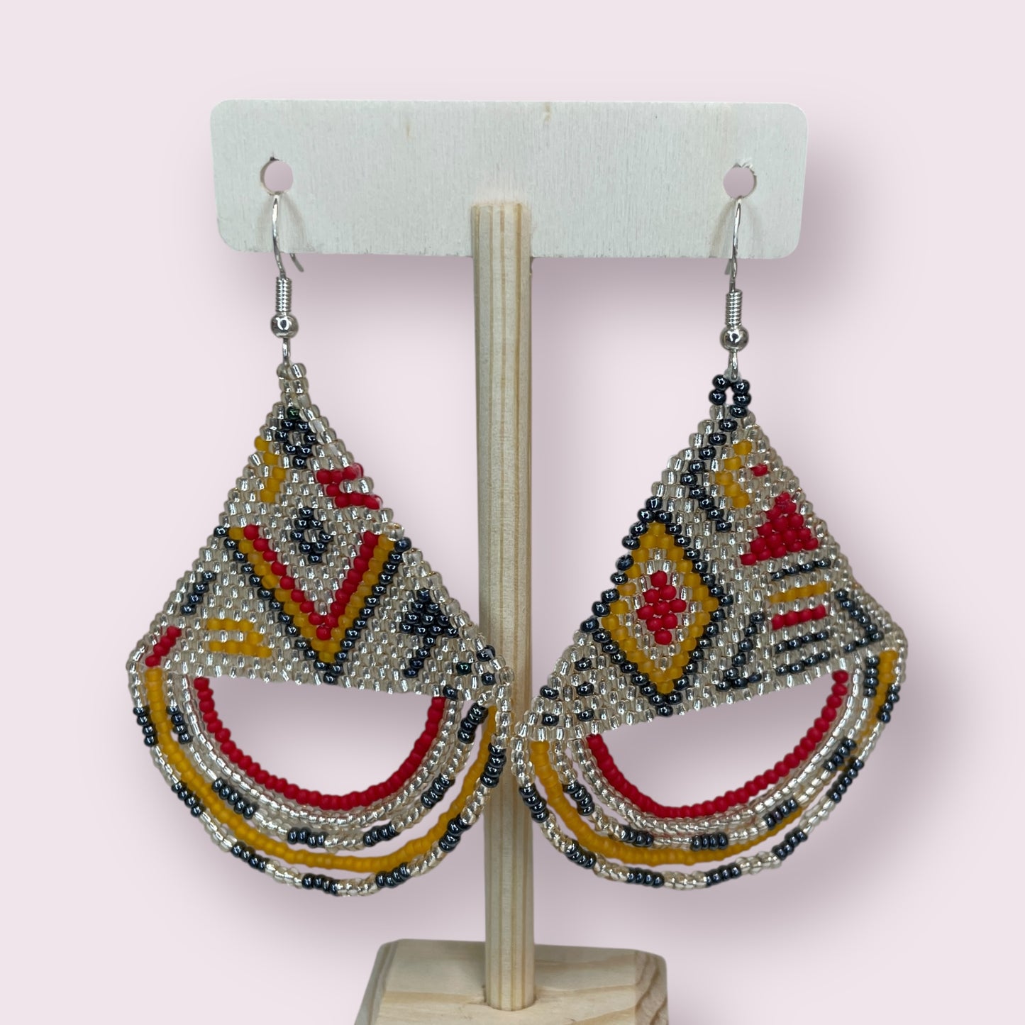 Beaded earrings - June Pawley
