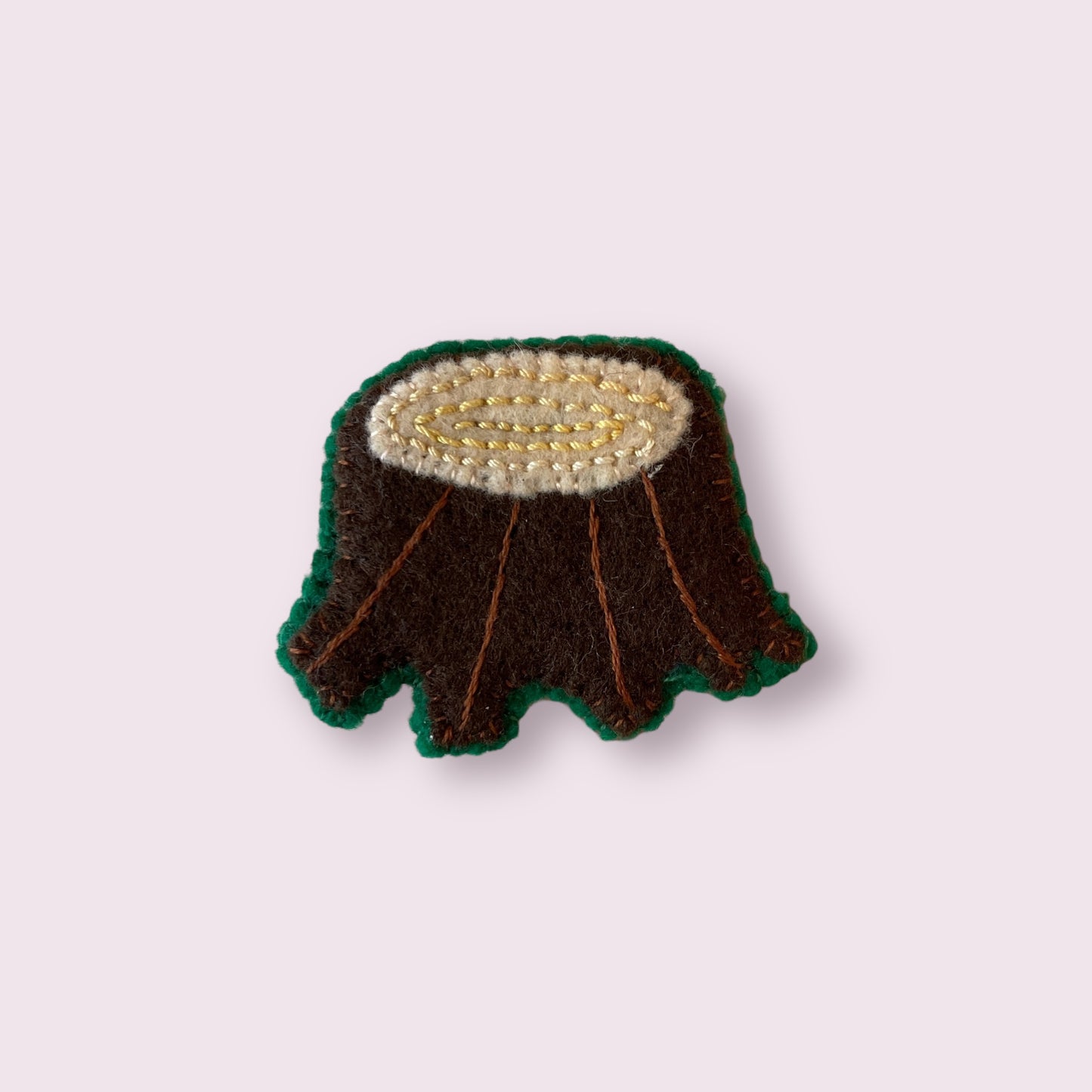 Stumped brooch - Diane Lithgow