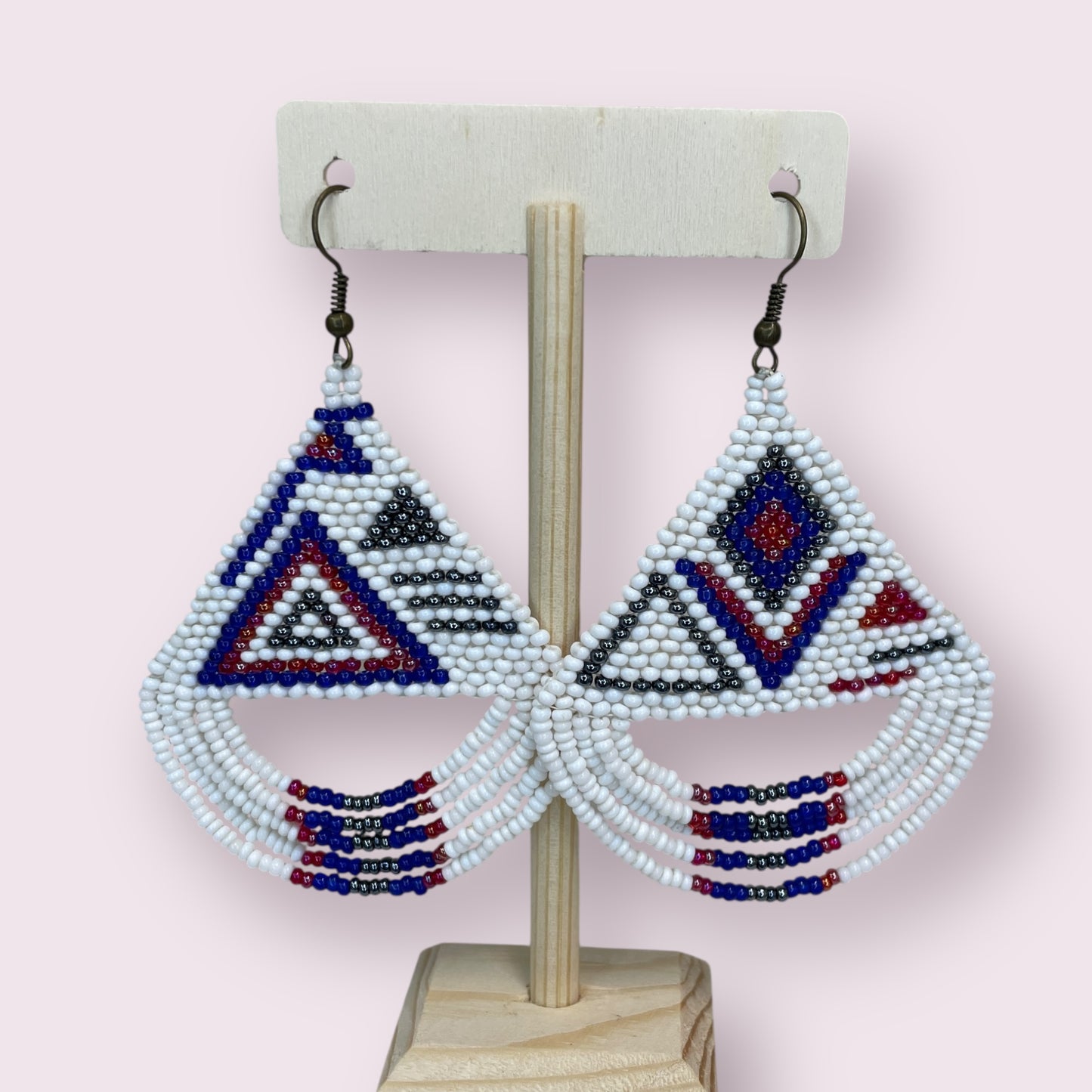 Beaded earrings - June Pawley
