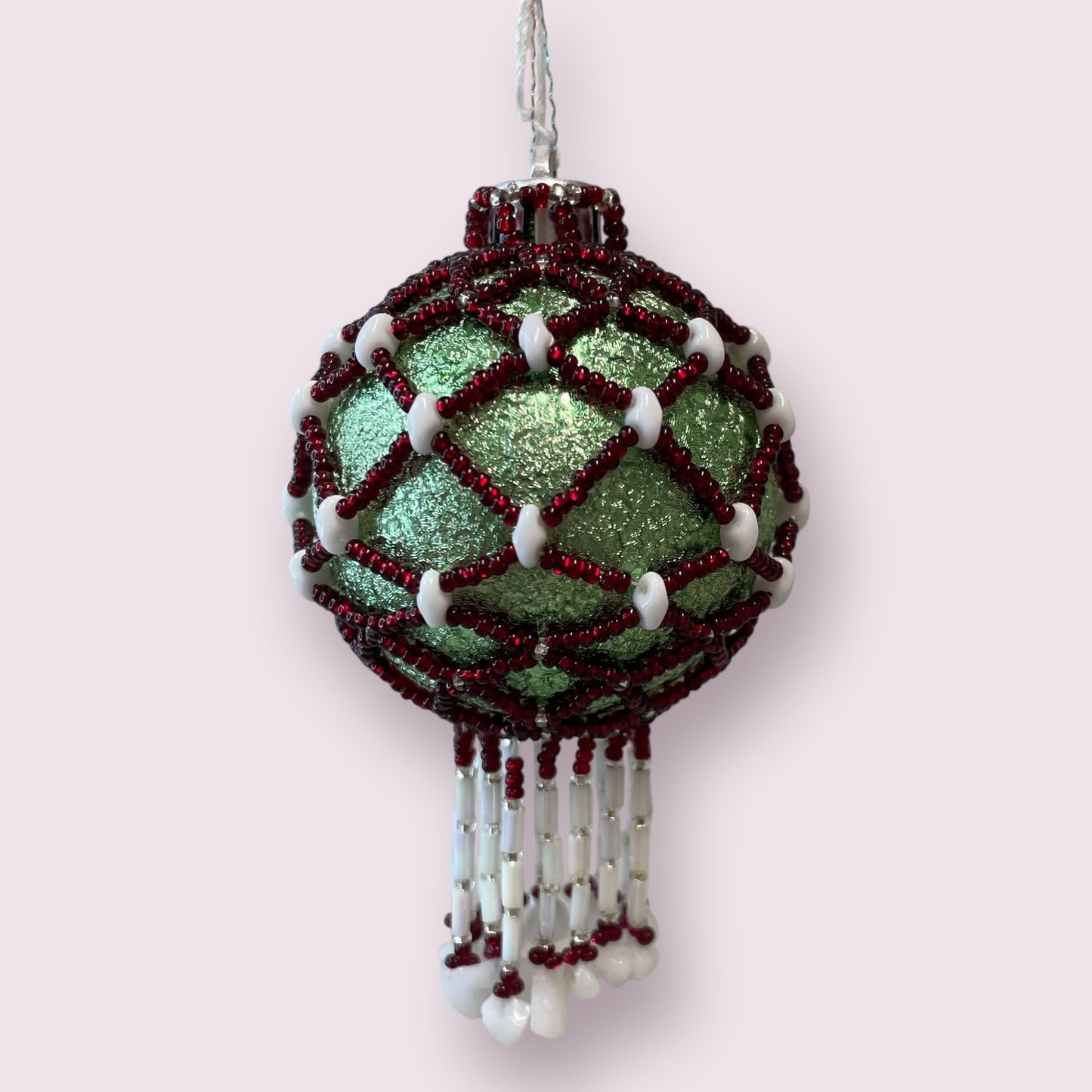 Beaded bauble (multiple colours) - June Pawley