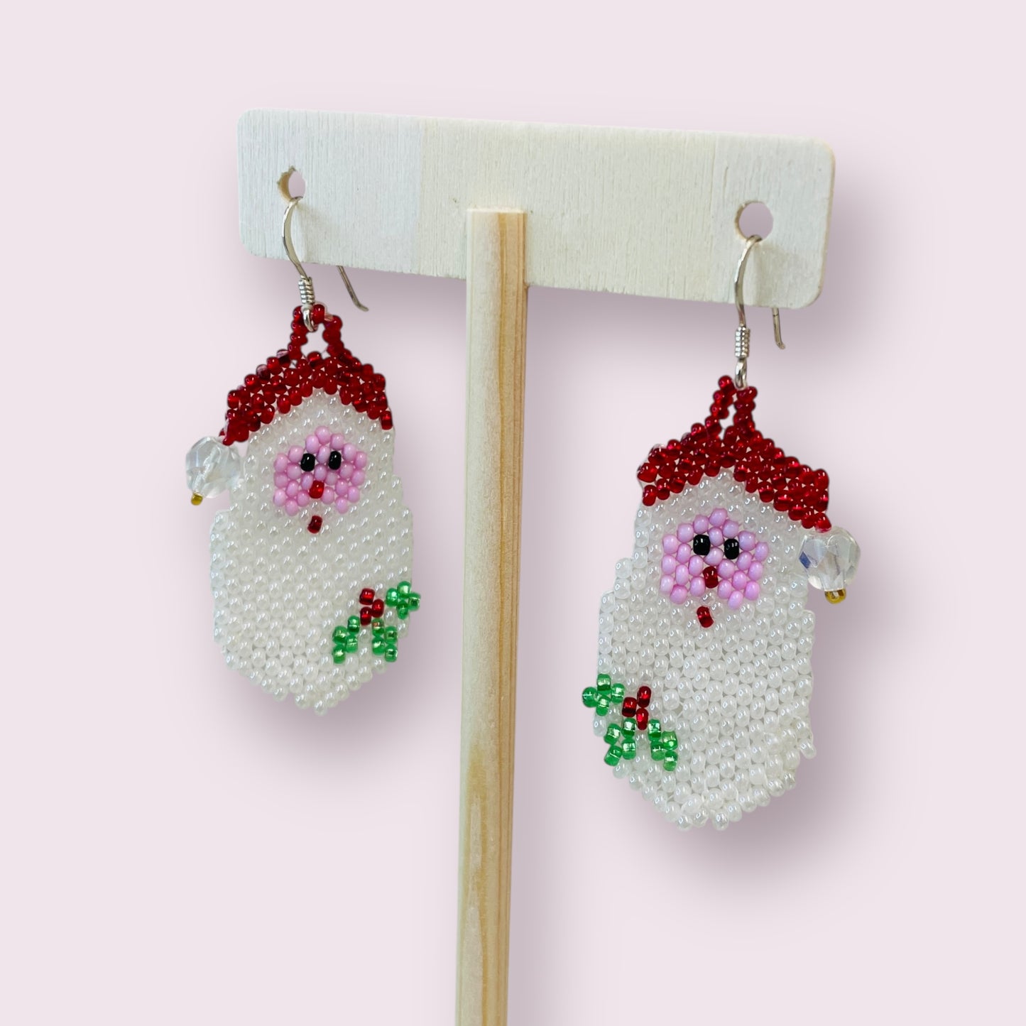 Novelty beaded earrings - June Pawley