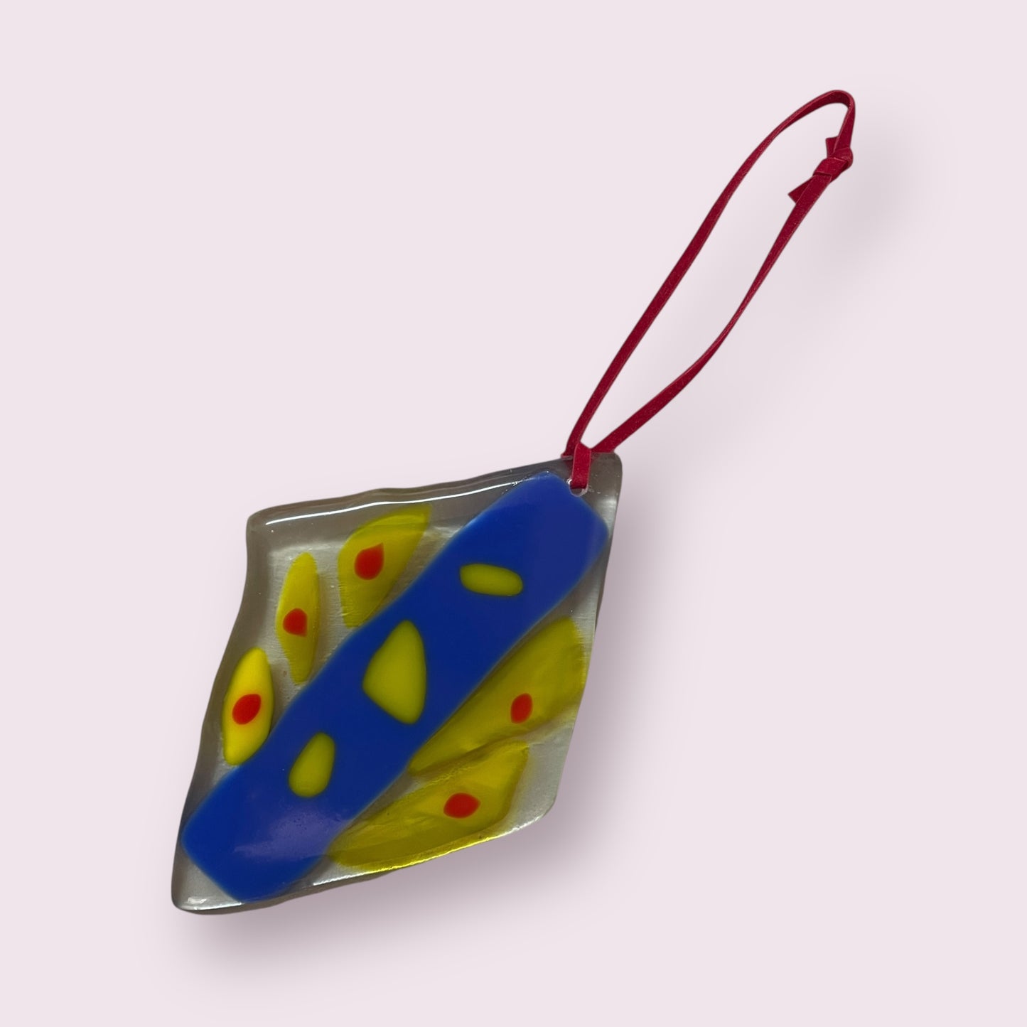 Fused glass ornaments - Sandra Spence