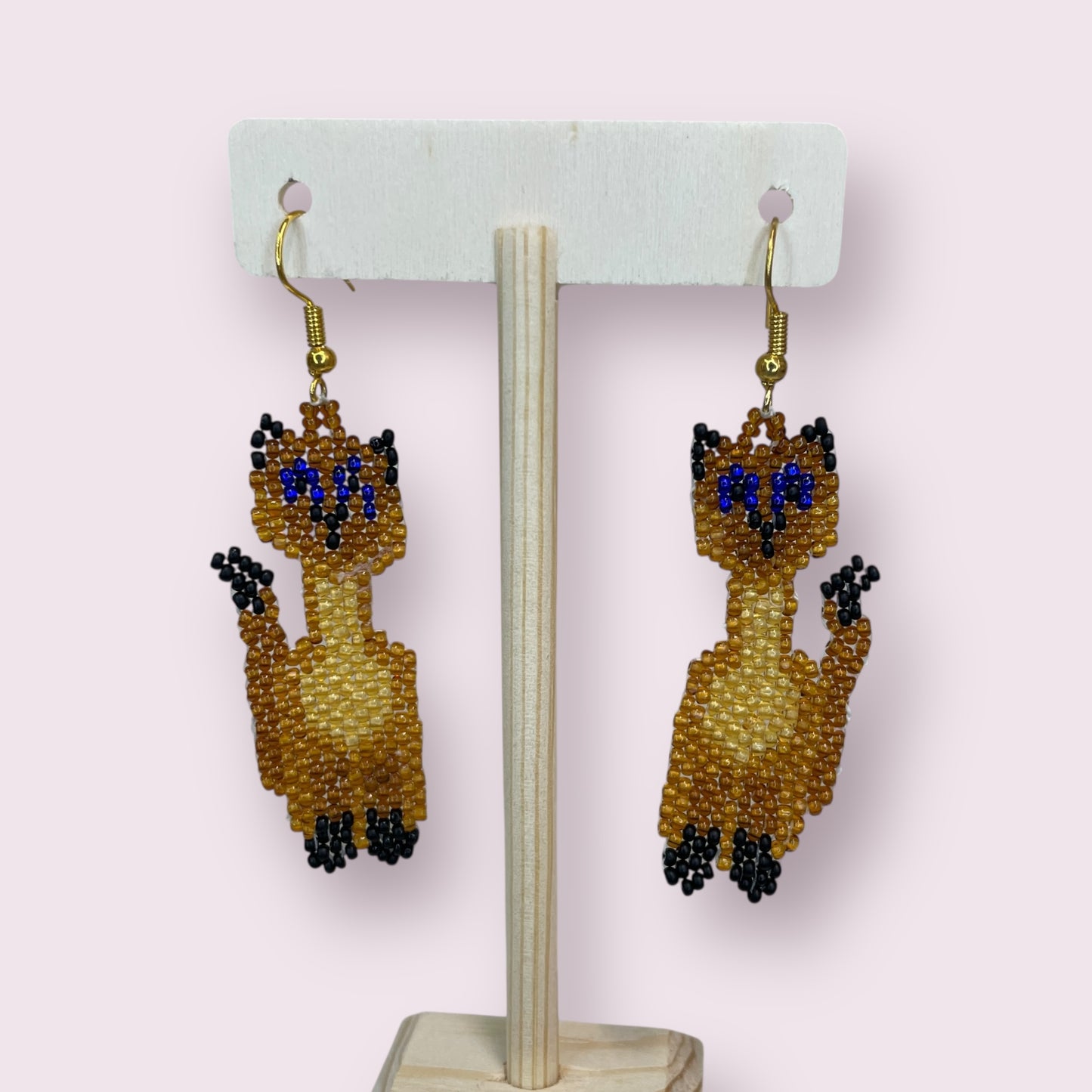 Beaded earrings - June Pawley