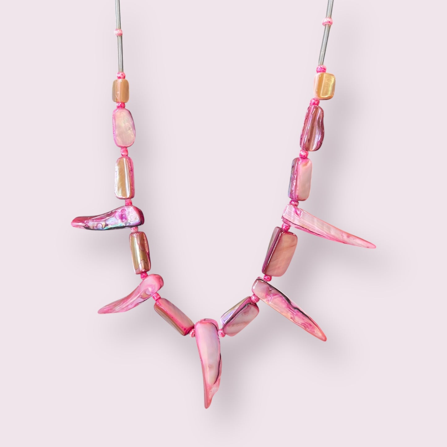 Pink necklace - Christina Rutherford