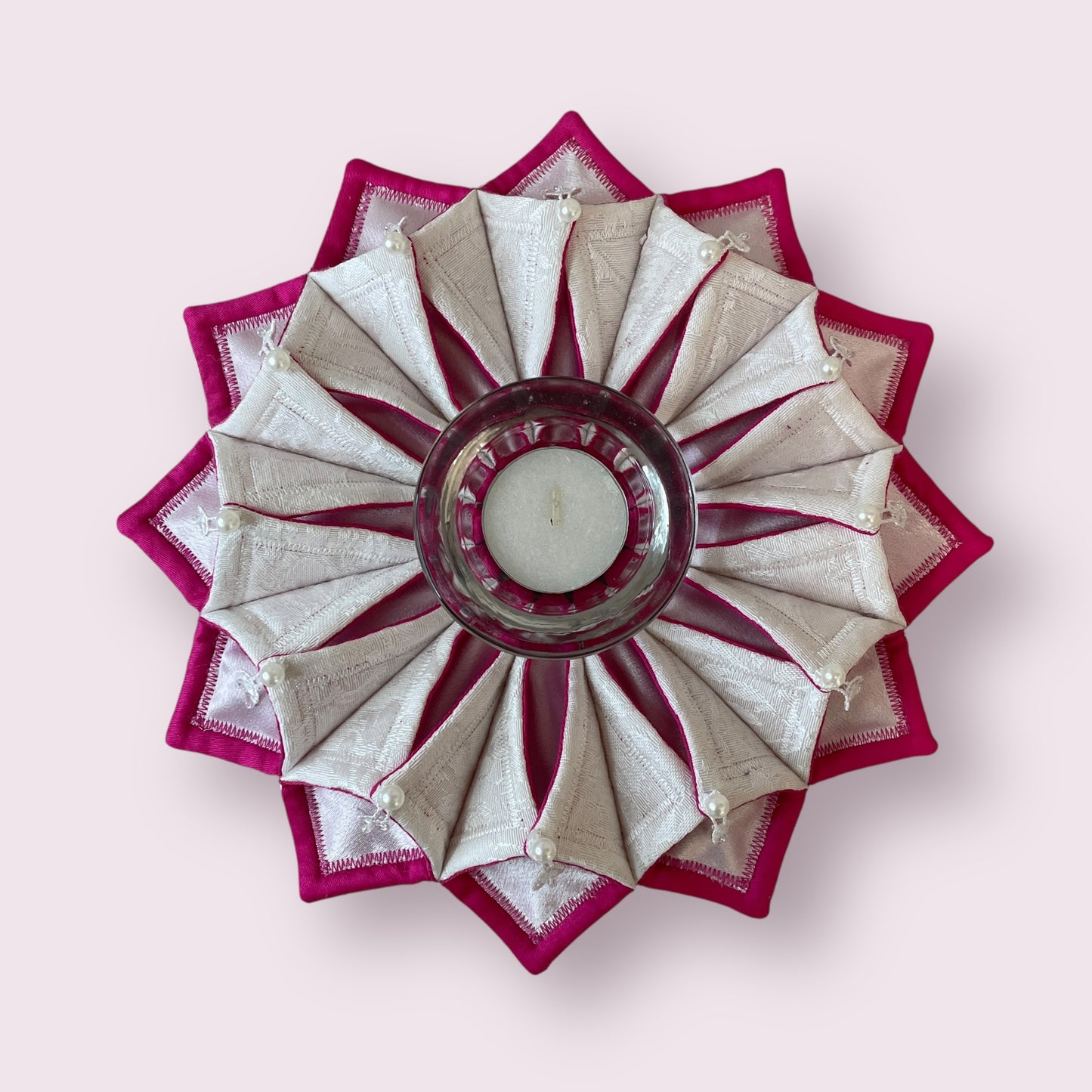Candle wreath pink - Eve Jones