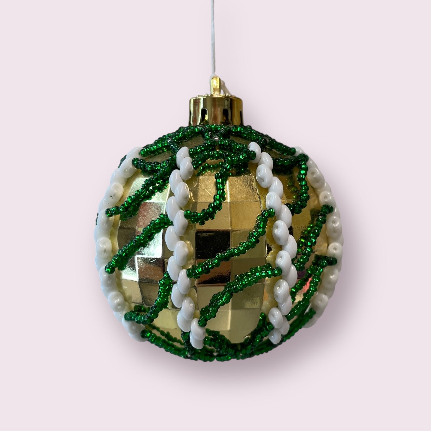 Beaded bauble (multiple colours) - June Pawley