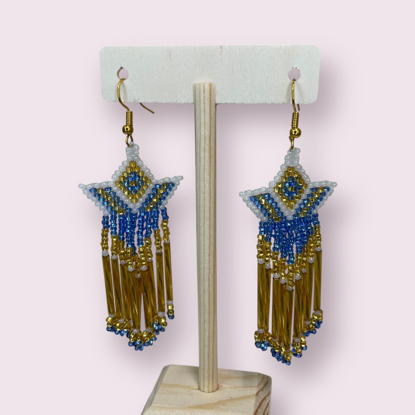 Beaded earrings - June Pawley