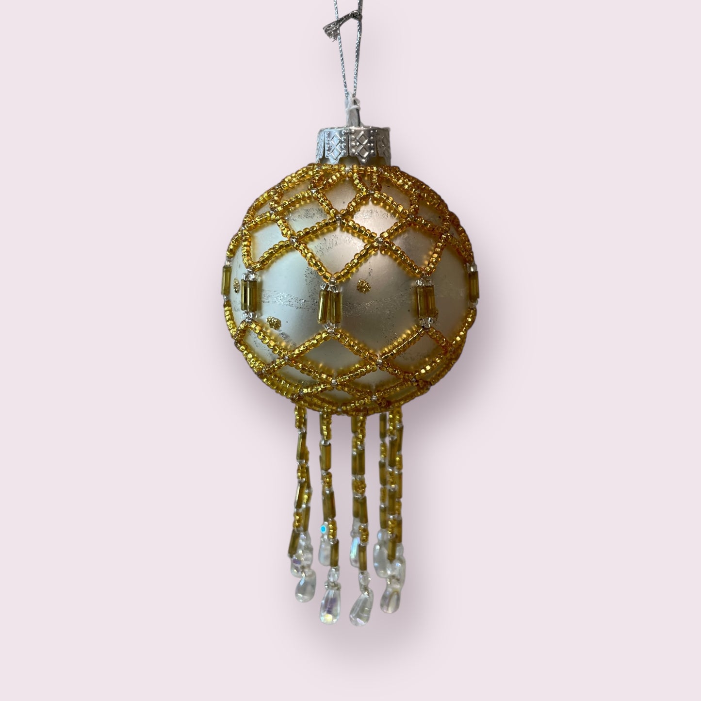 Beaded bauble (multiple colours) - June Pawley