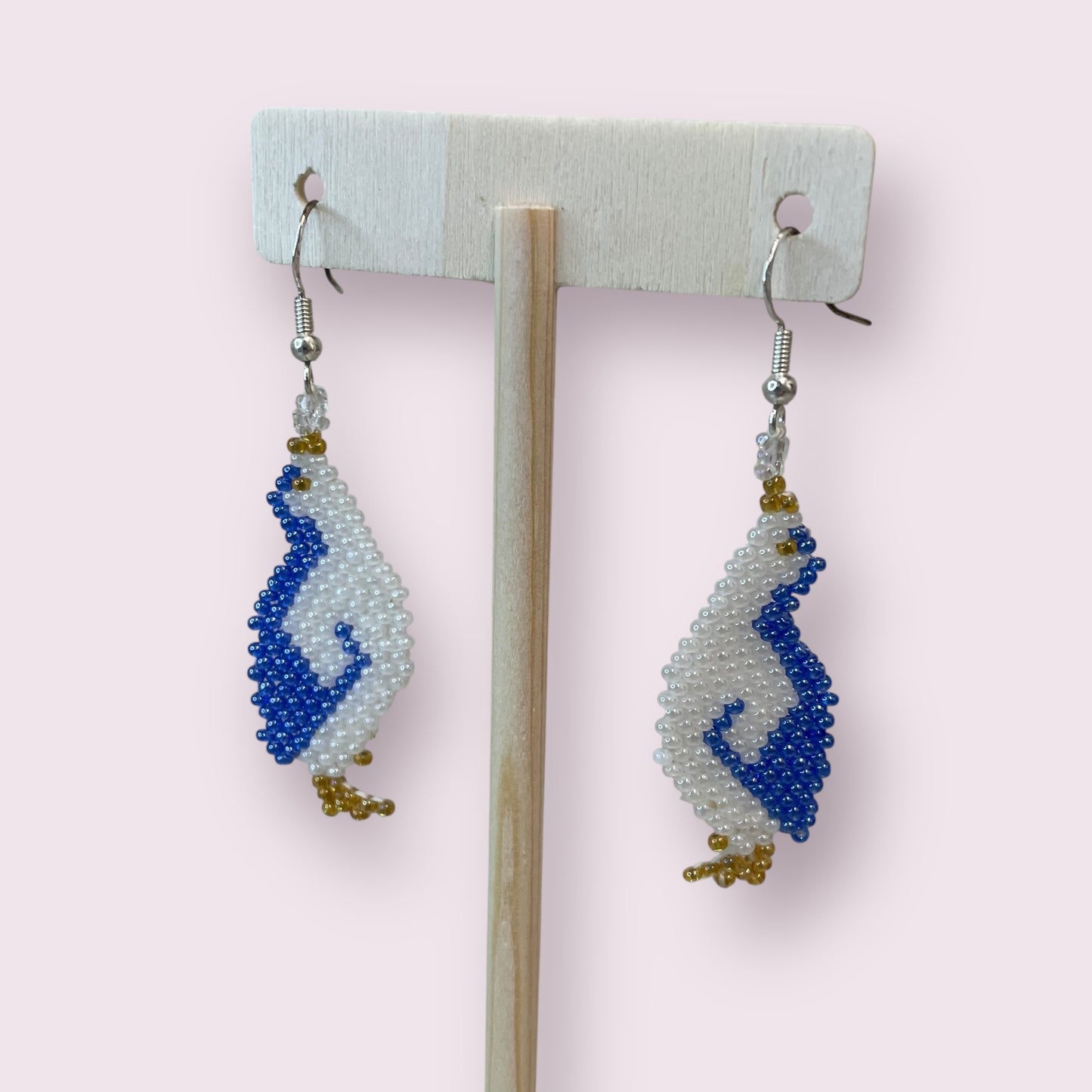 Novelty beaded earrings - June Pawley
