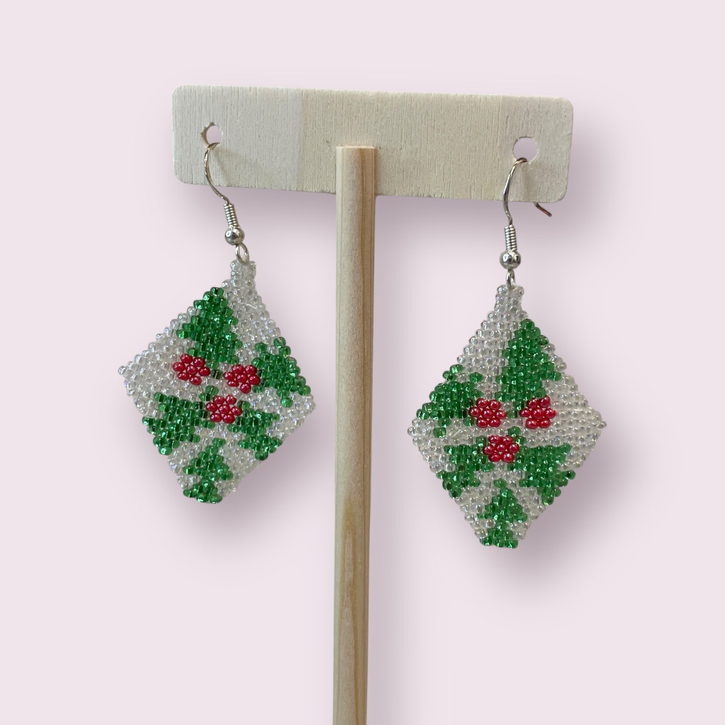 Novelty beaded earrings - June Pawley