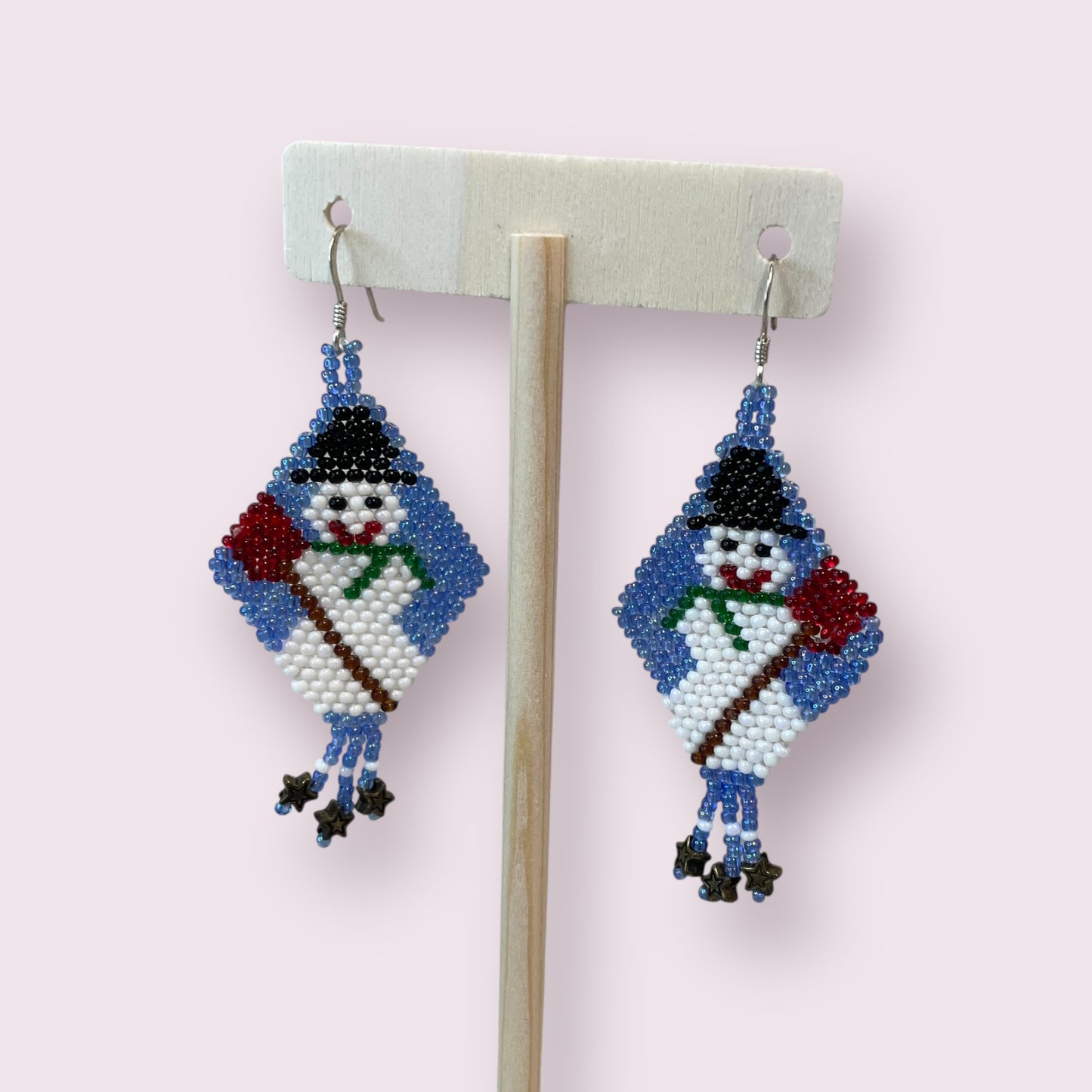 Novelty beaded earrings - June Pawley