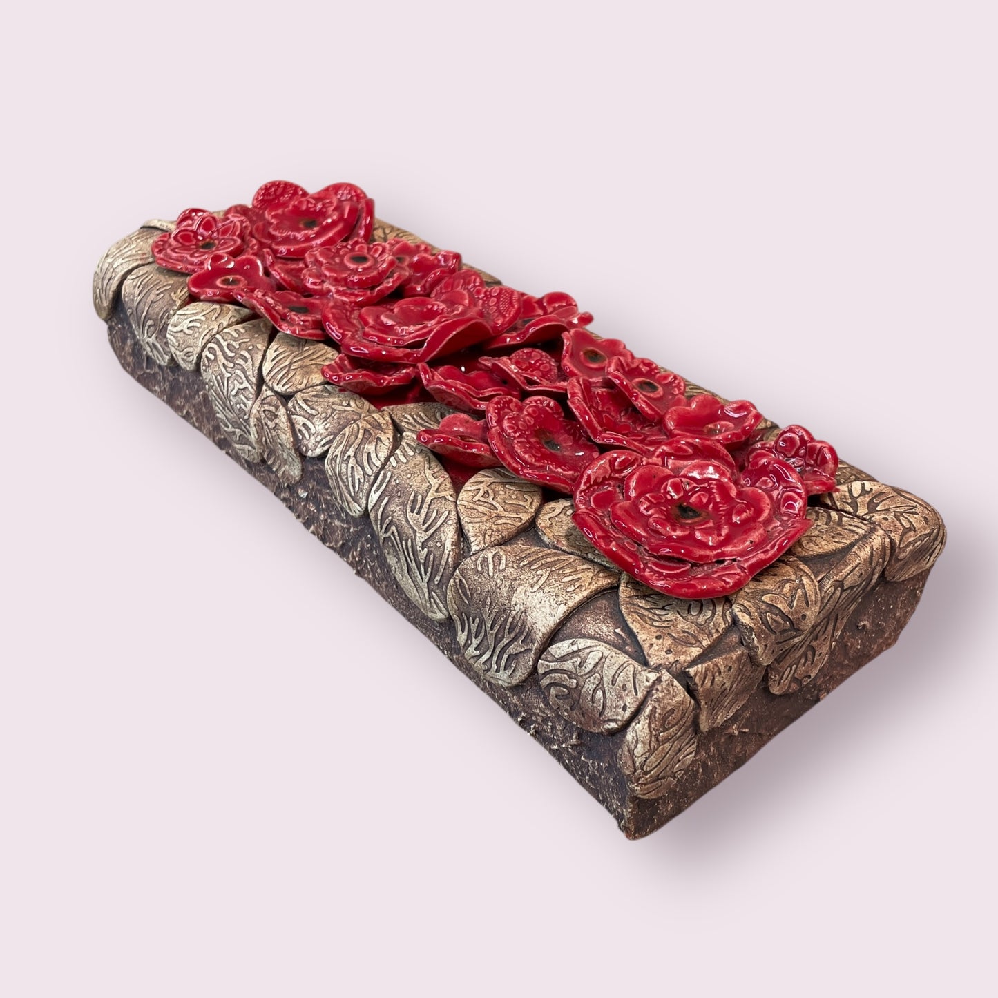 Flower sculpture - LJH Pottery