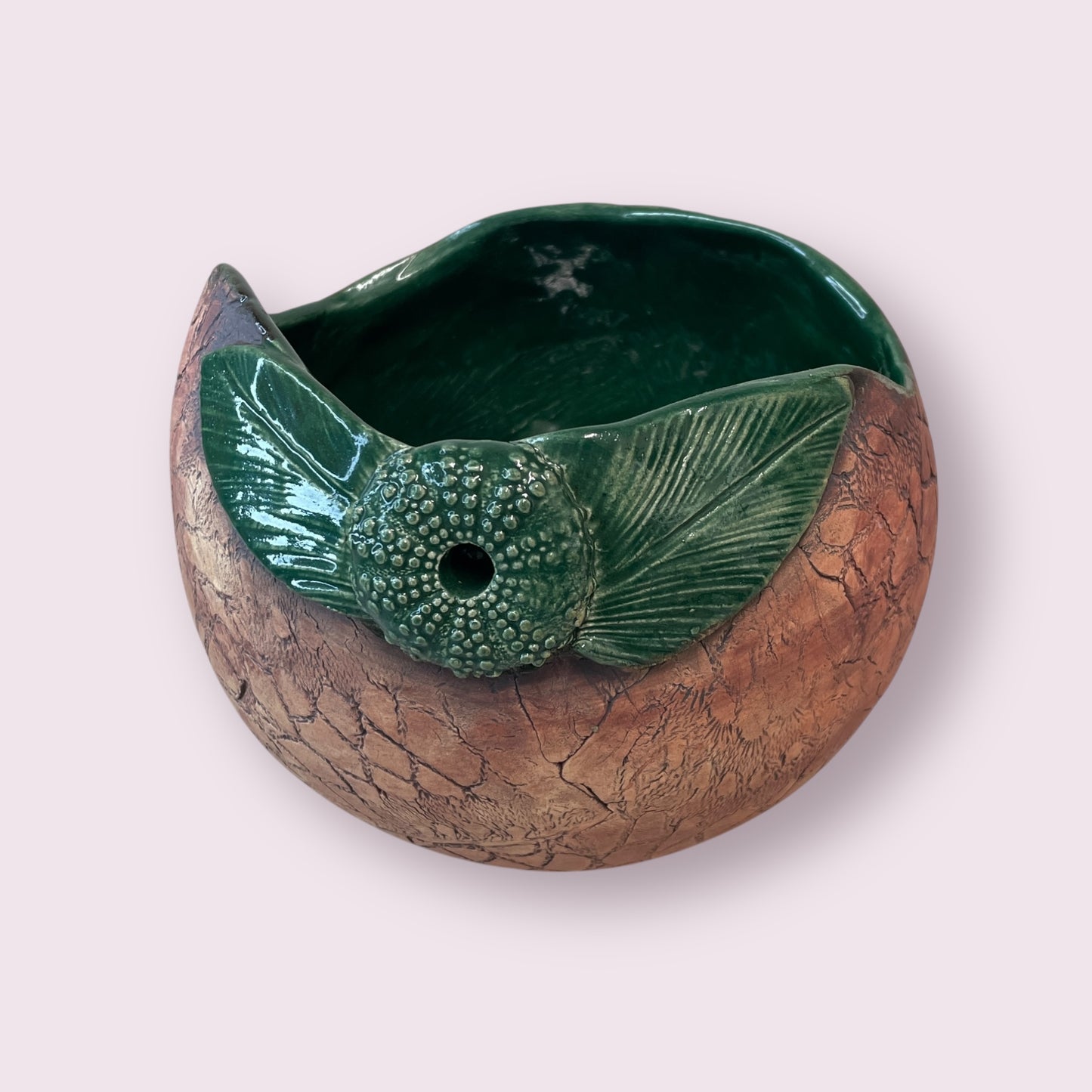 Large textured bowl - LJH Pottery