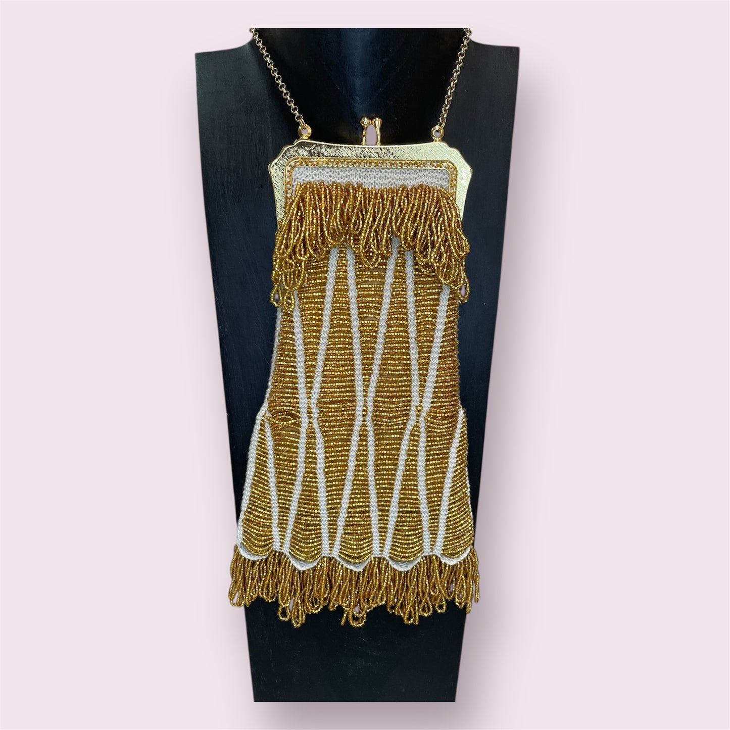 Beaded bag #505 - June Pawley