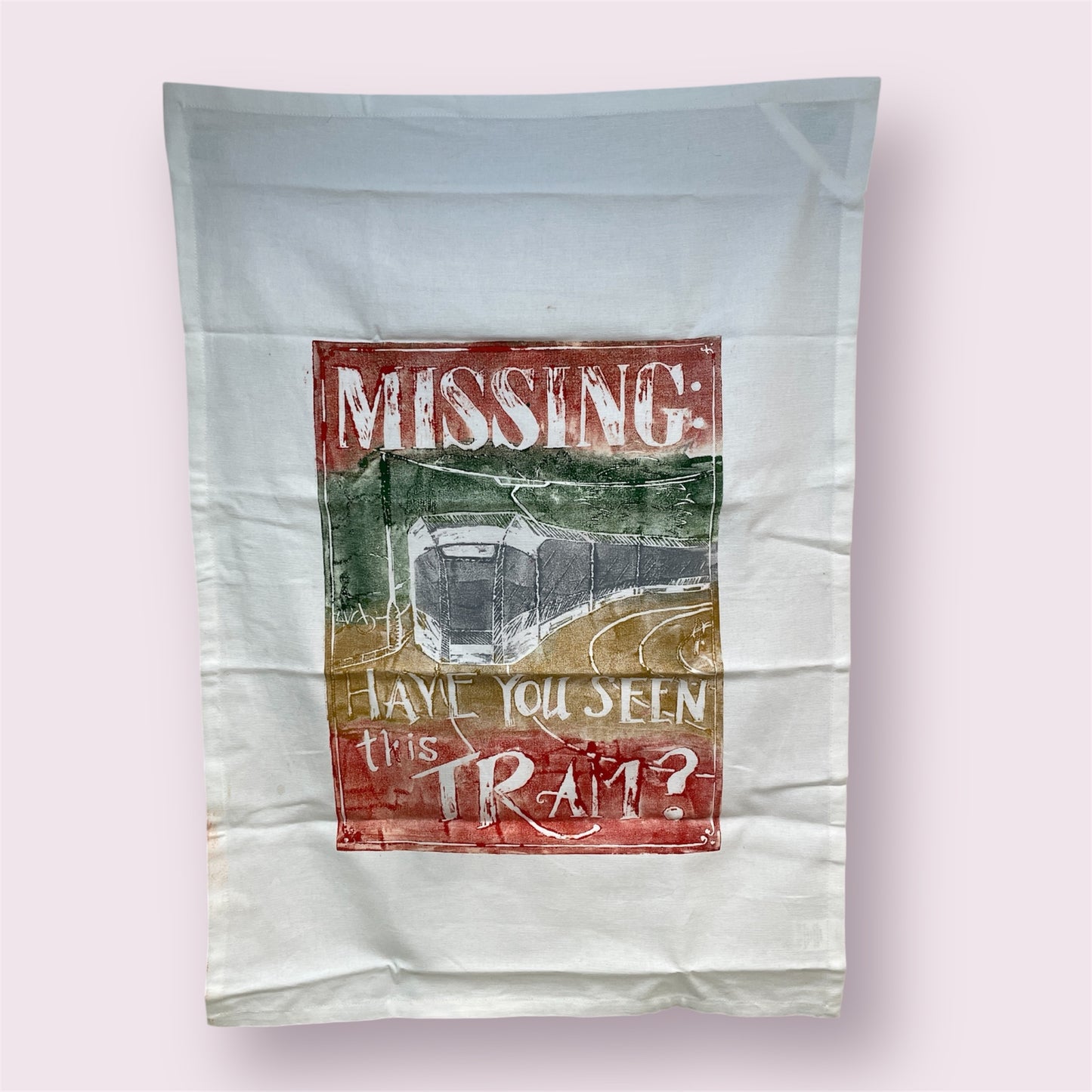 Missing: Tram teatowel - Suraya Sidhu Singh