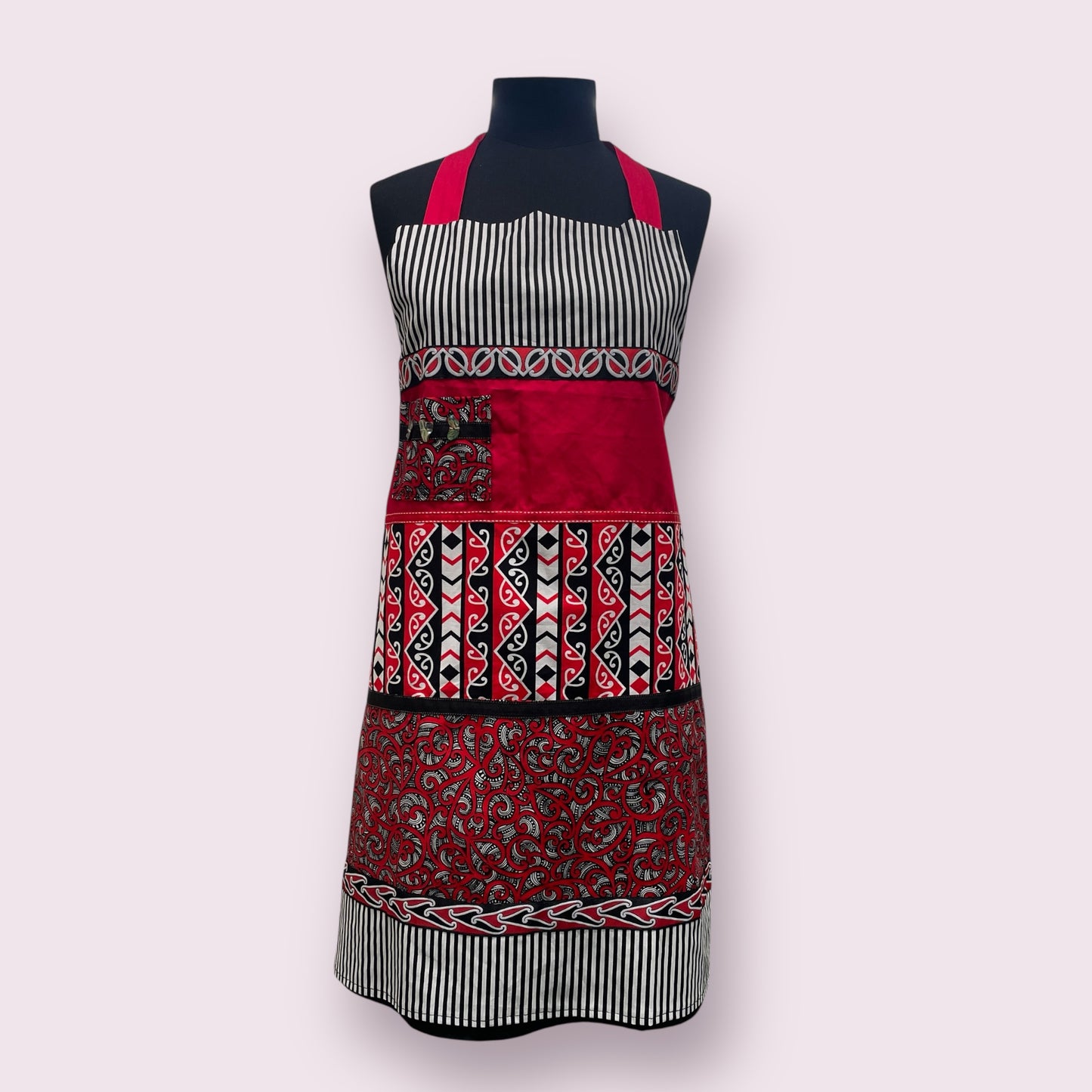 Maori motif adult's apron - Posh Pinnies