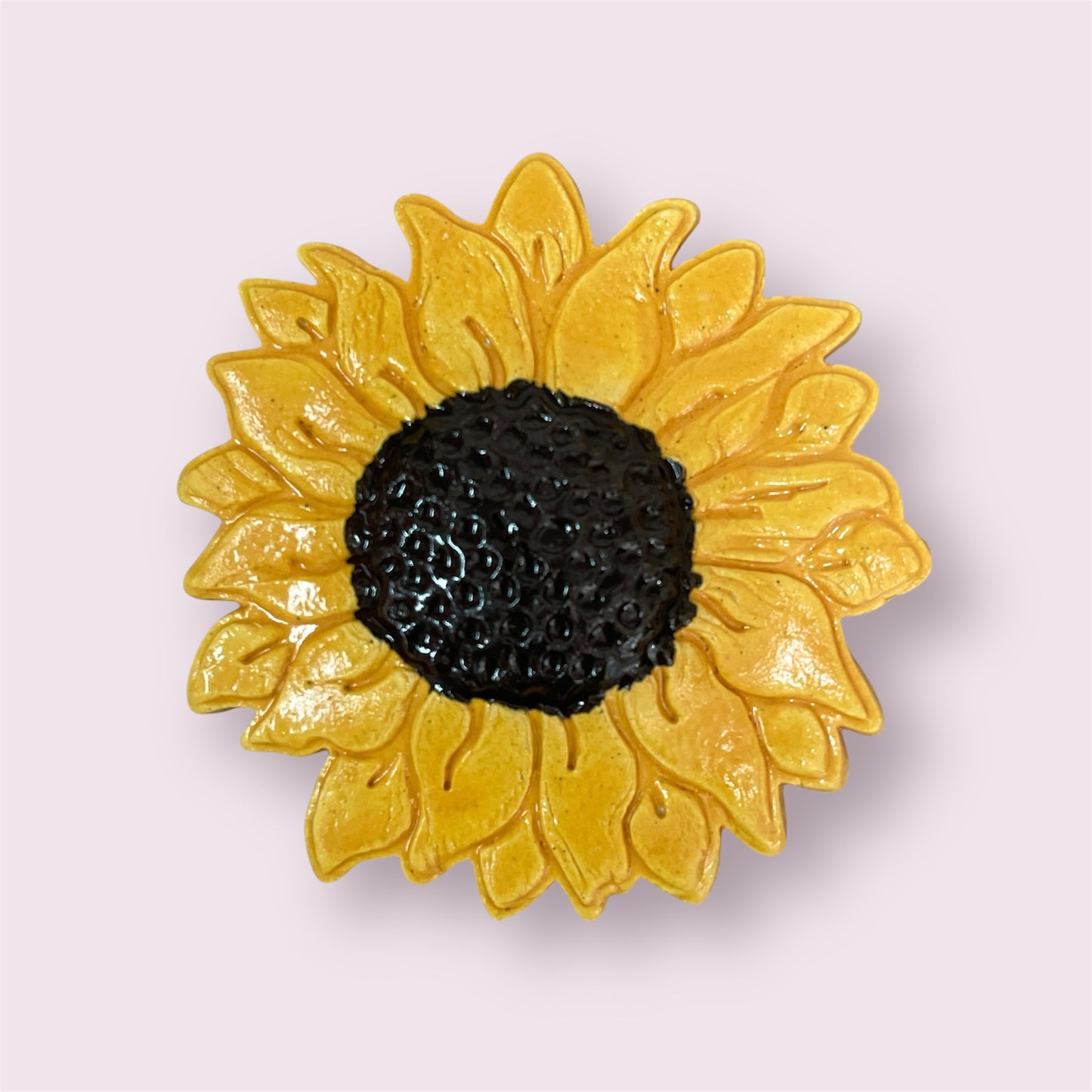 Sunflower wall hanging - LJH Pottery