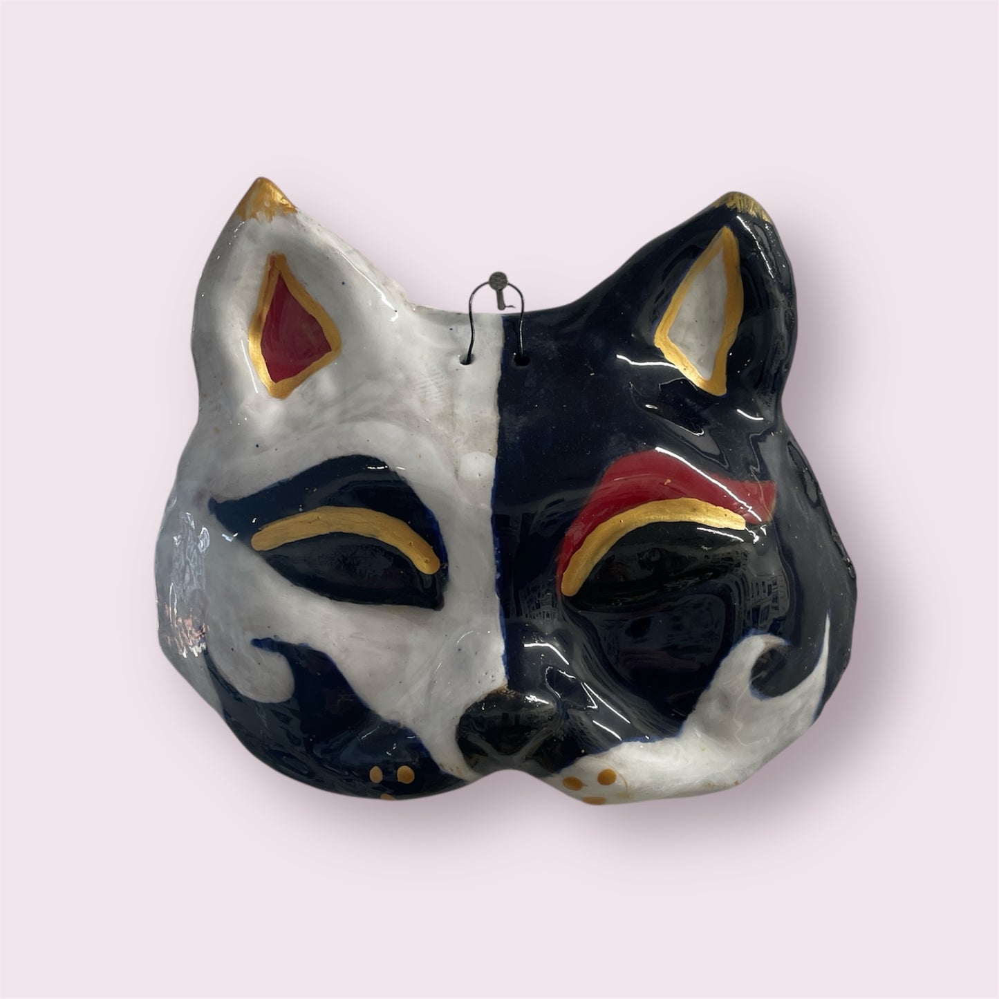 Venetian cat mask 'Uno' - Jan Pidwell