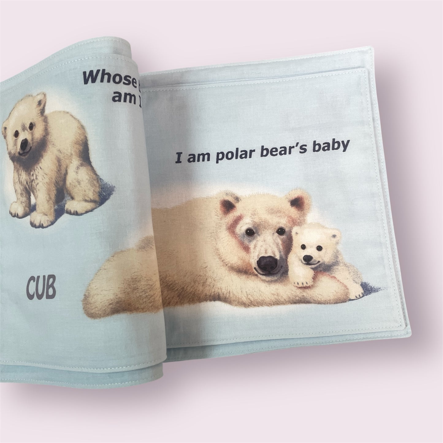 Fabric book 'Whose Baby Am I?' - Dorothy Smith