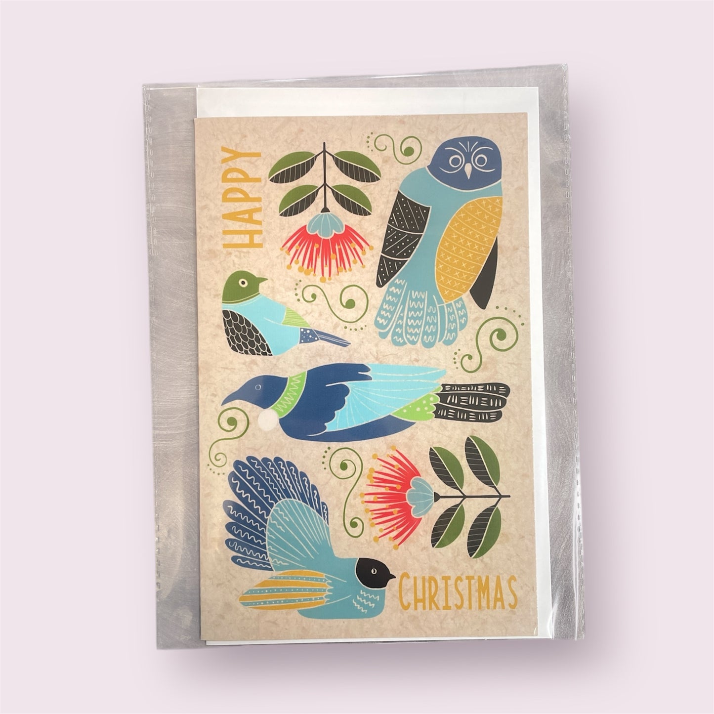 Greeting card 'Aotearoa Christmas birds' - Helen Cloke