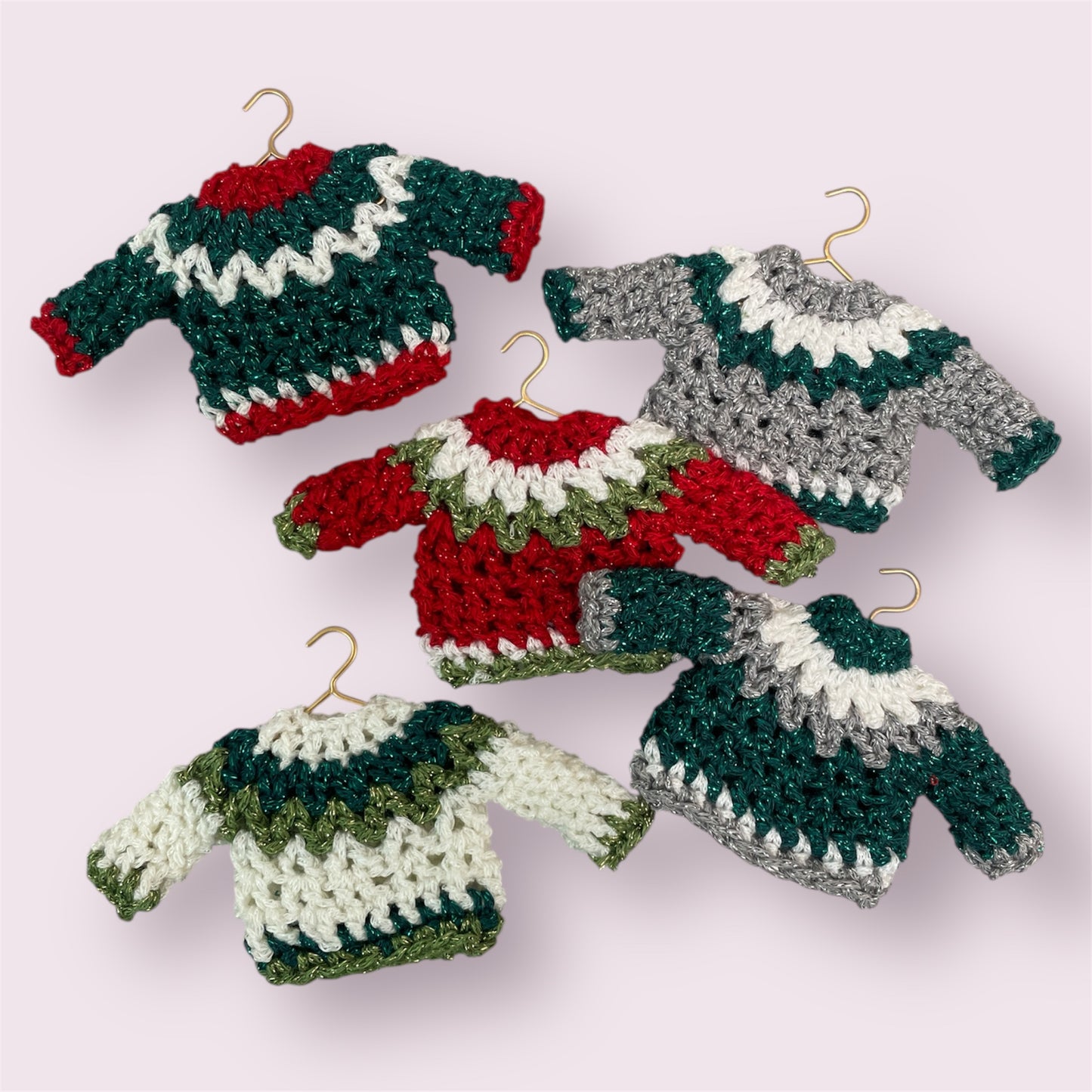 Christmas jersey ornament - Sheila Boyes