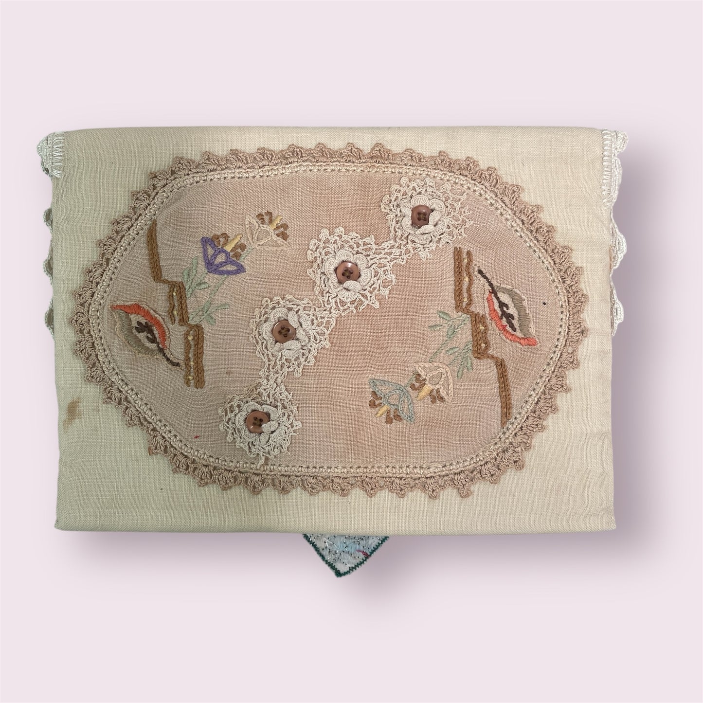Upcycled fabric pouch - Eve Jones