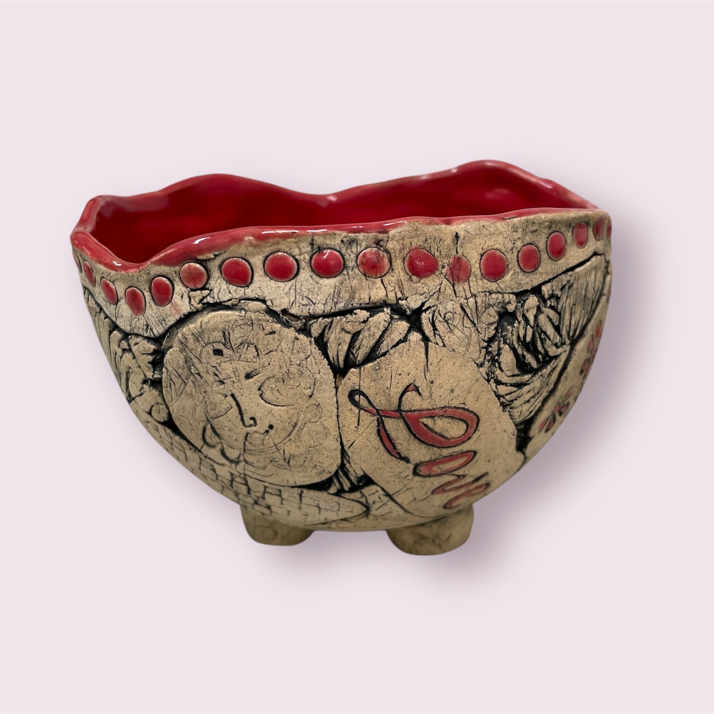 Bloodstone bowl - PJNZ Pottery