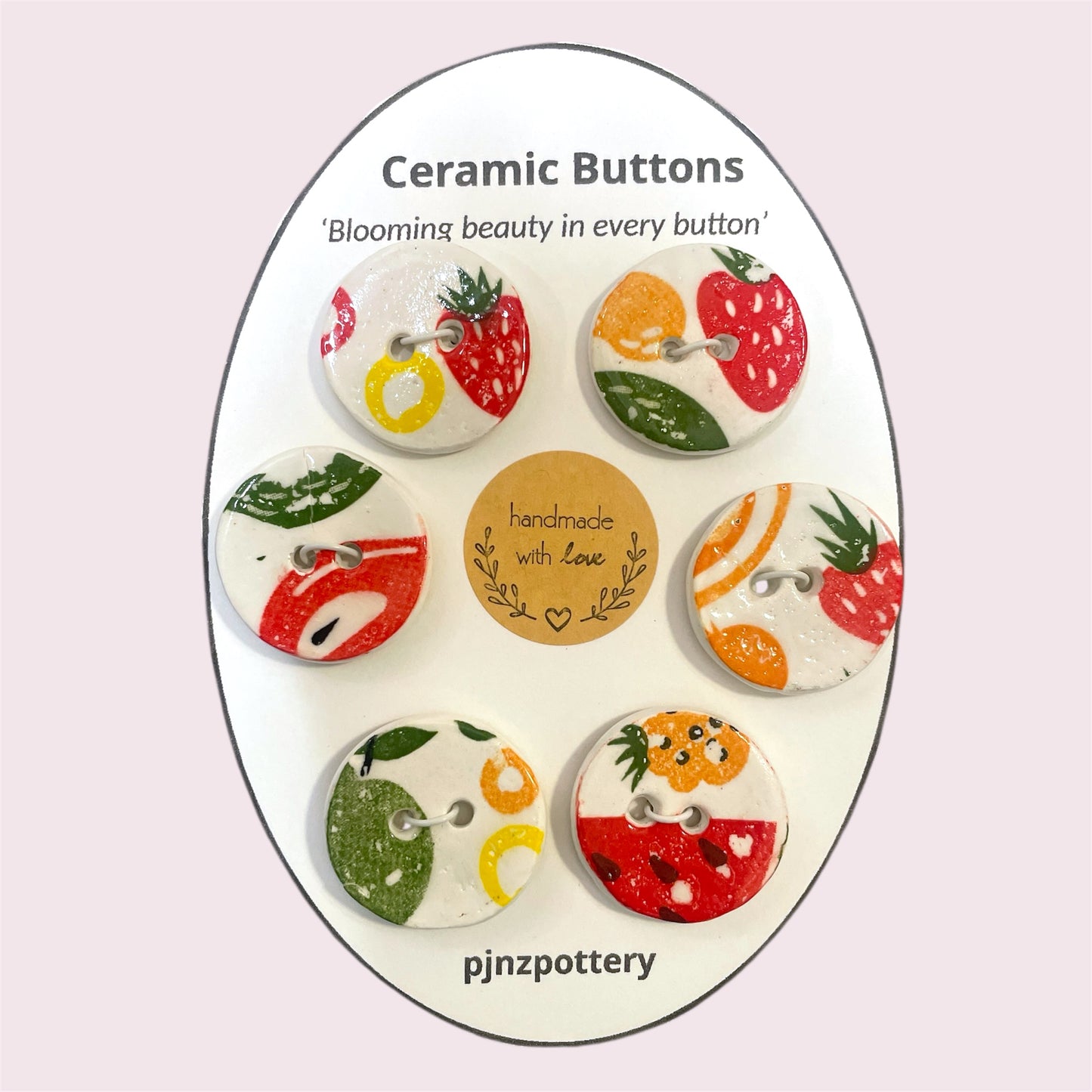 Ceramic buttons - PJNZ Pottery