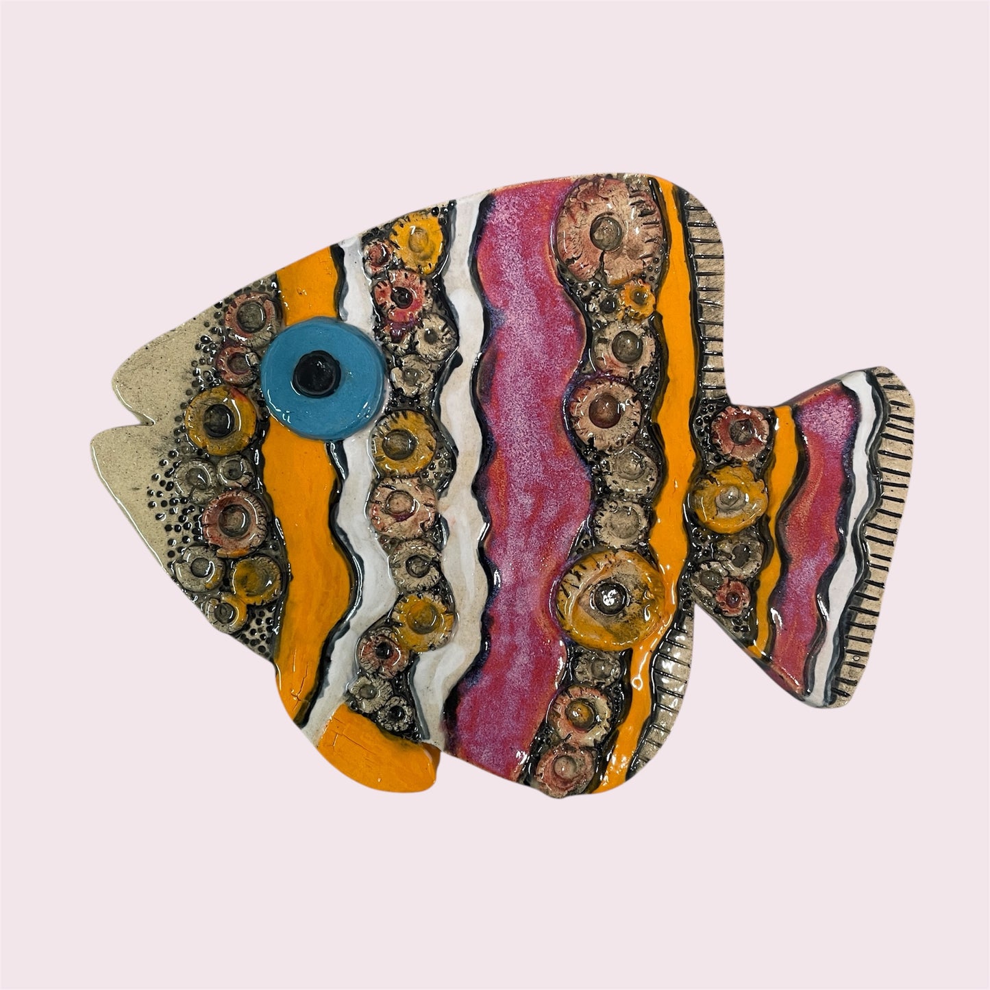 Fun fence fish - PJNZ Pottery