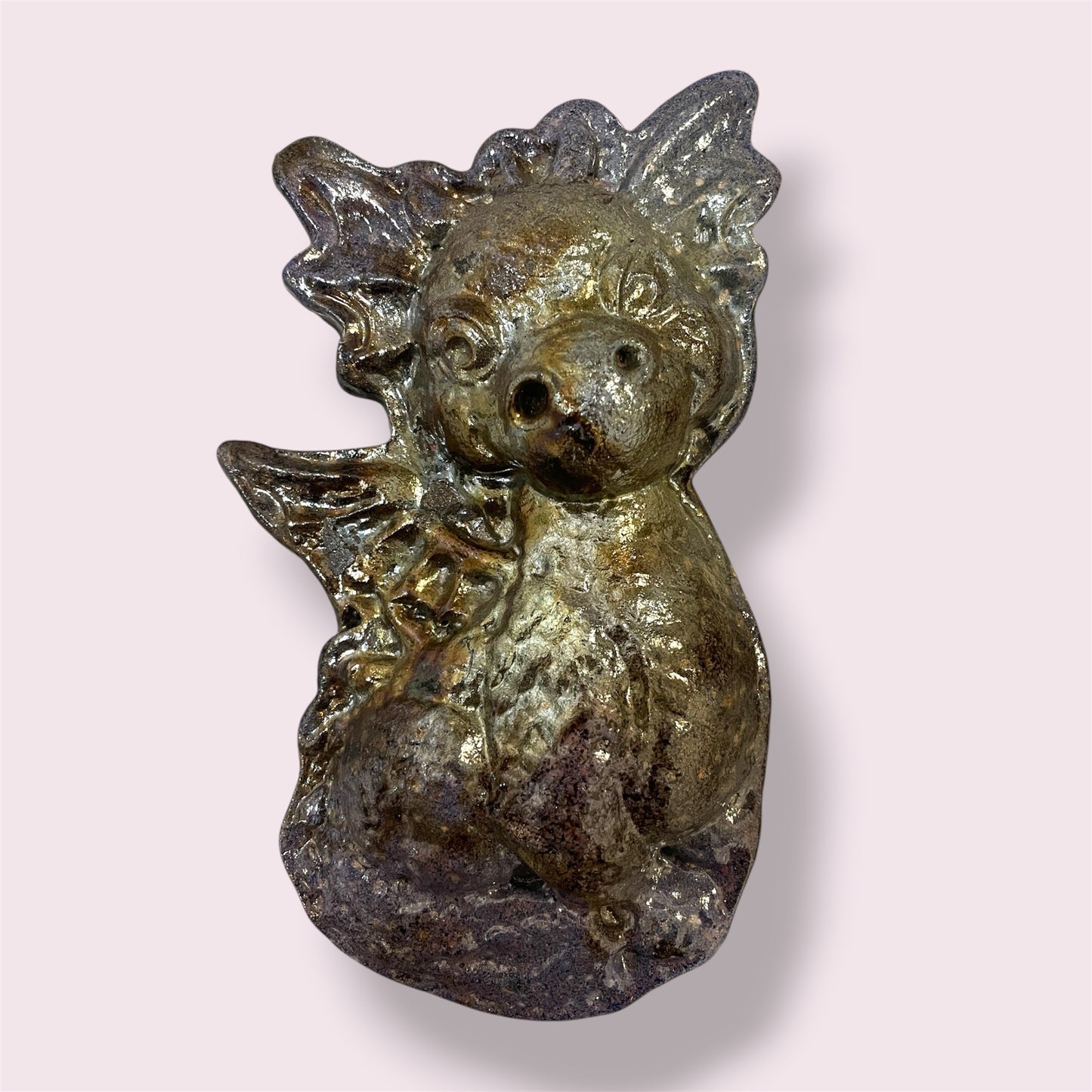 Raku dragon - LJH Pottery