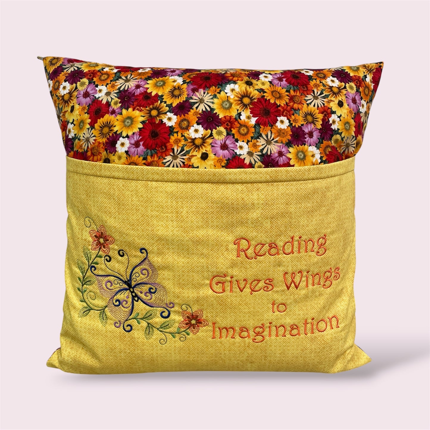 Reading cushion 'Floral' - Dorothy Smith
