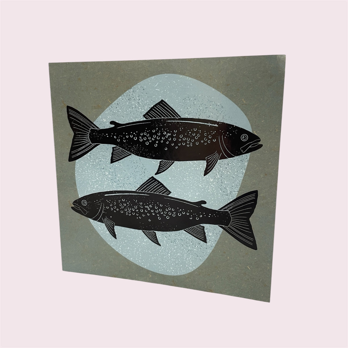 Greeting card 'Trout' - Helen Cloke