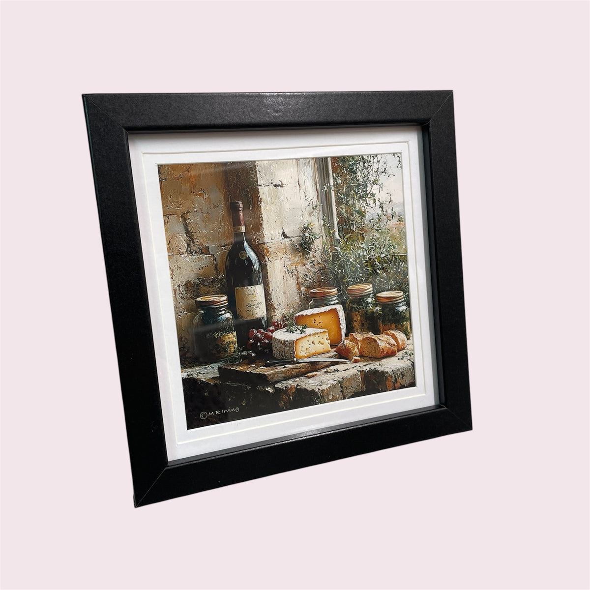 French country lunch, framed - Margaret Irving