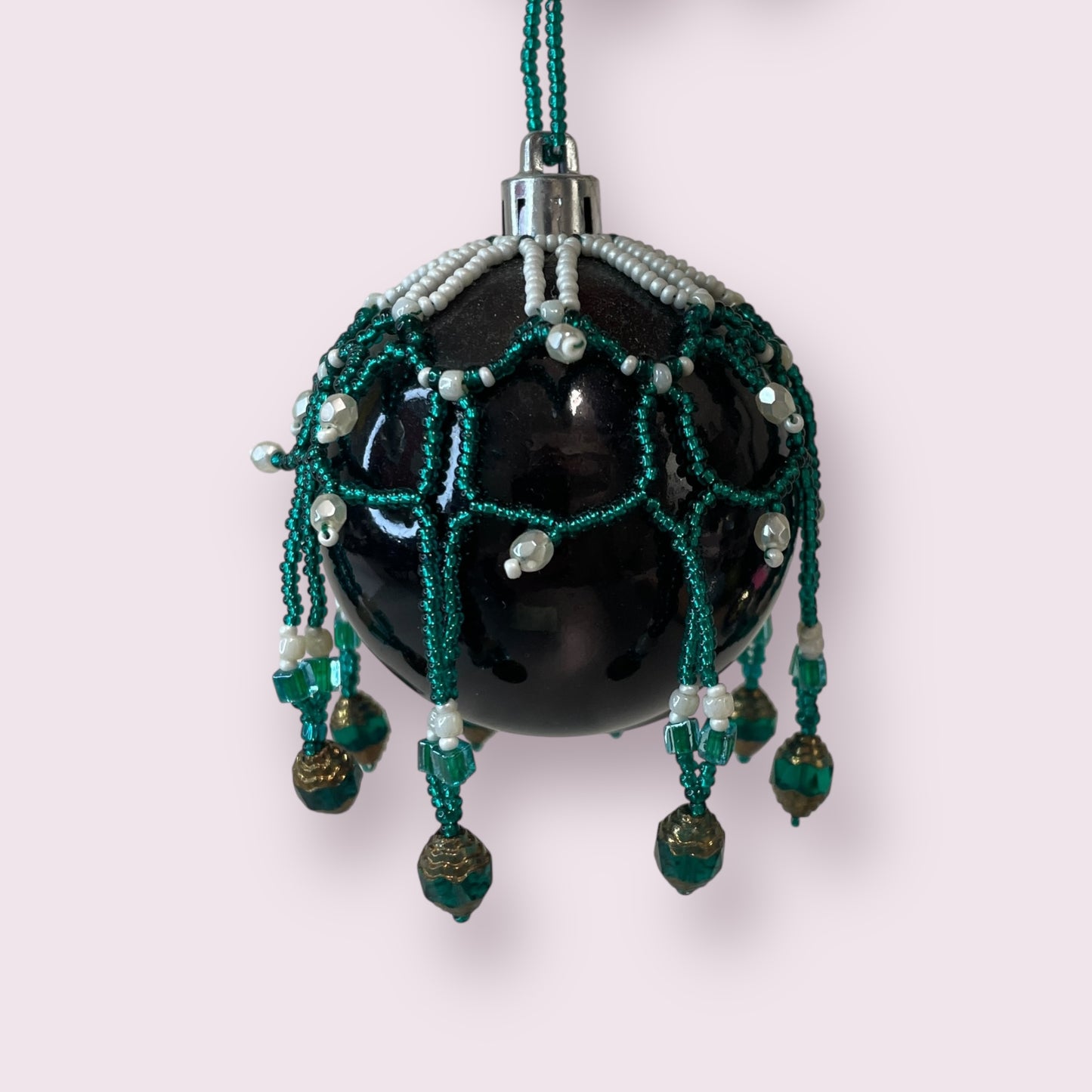Beaded bauble (multiple colours) - Diane Lithgow