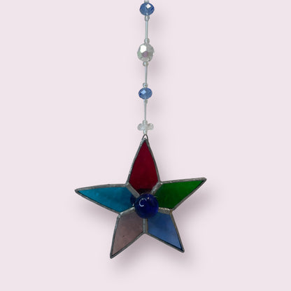 Glass star hanging - Christina Rutherford