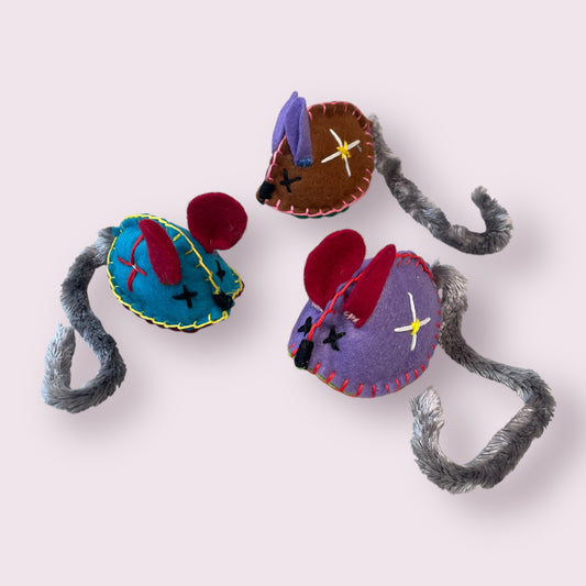 Catnip mice - Ruth Taunt (sold individually)