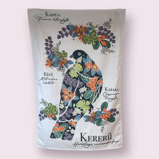 Kereru tea towel - Helen Cloke